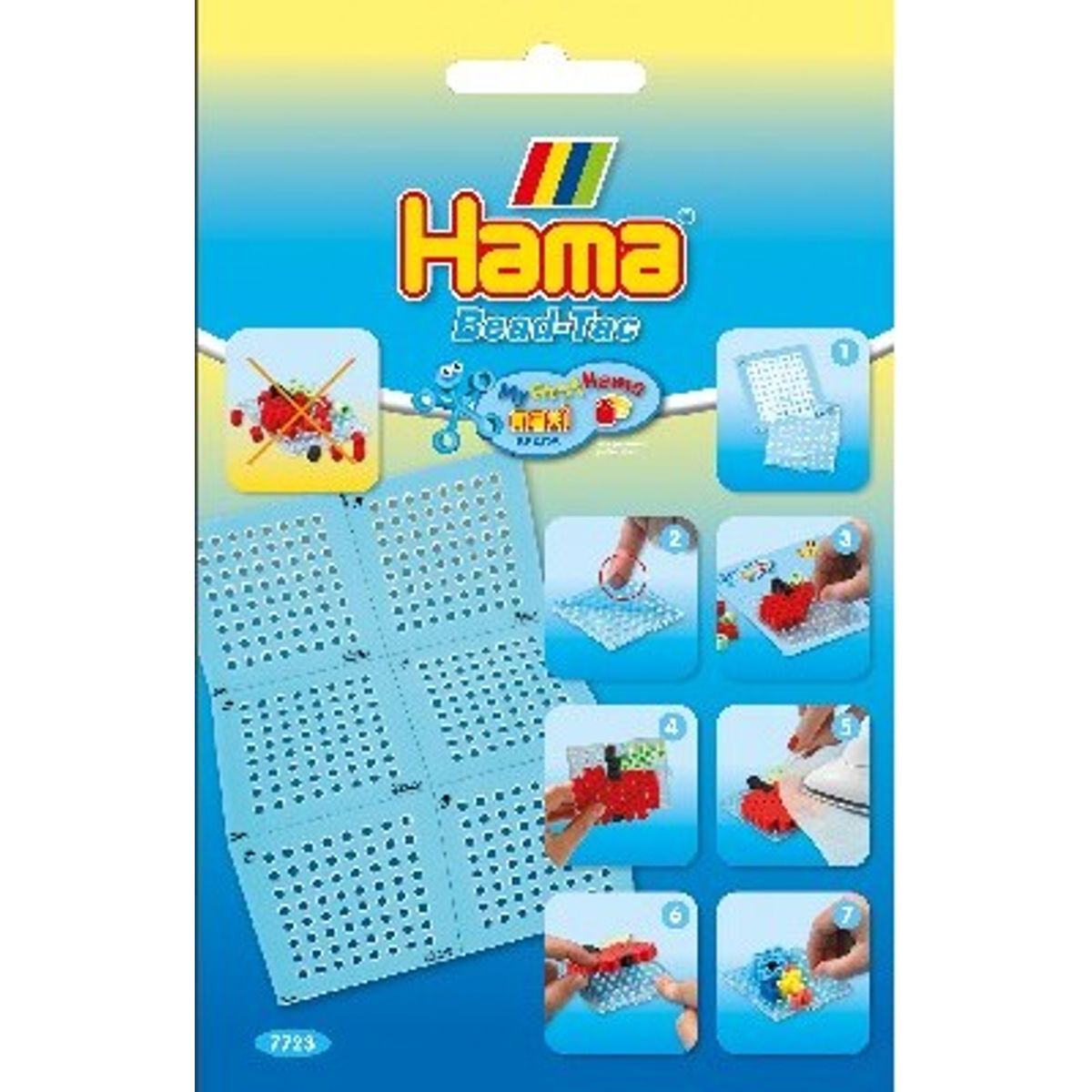 Hama Bead-tac - Selvklæb Til Maxi Plade Nr. 8224 - 6 Stk - 7723