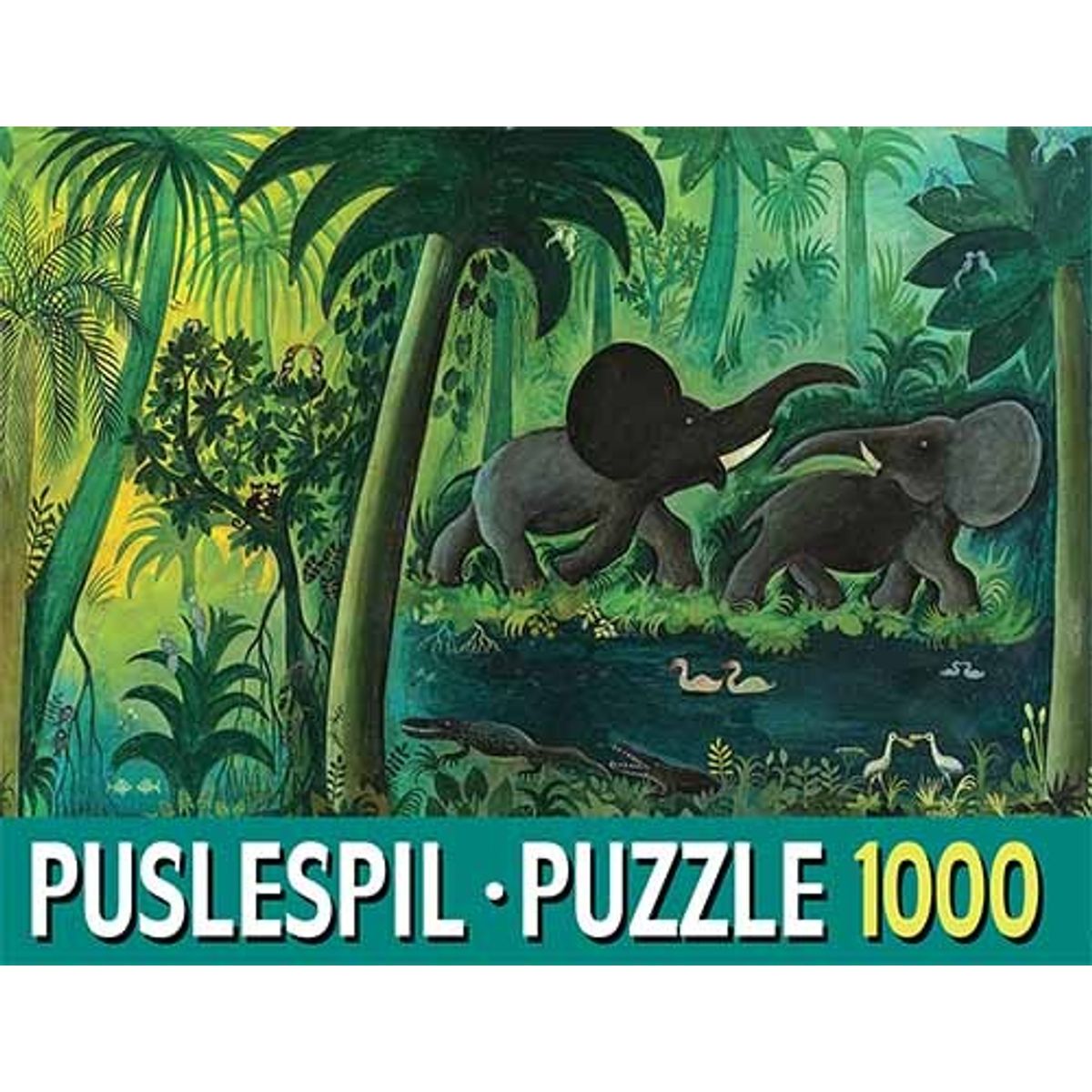 Hans Scherfig - Puslespil Med 1000 Brikker - Jungle