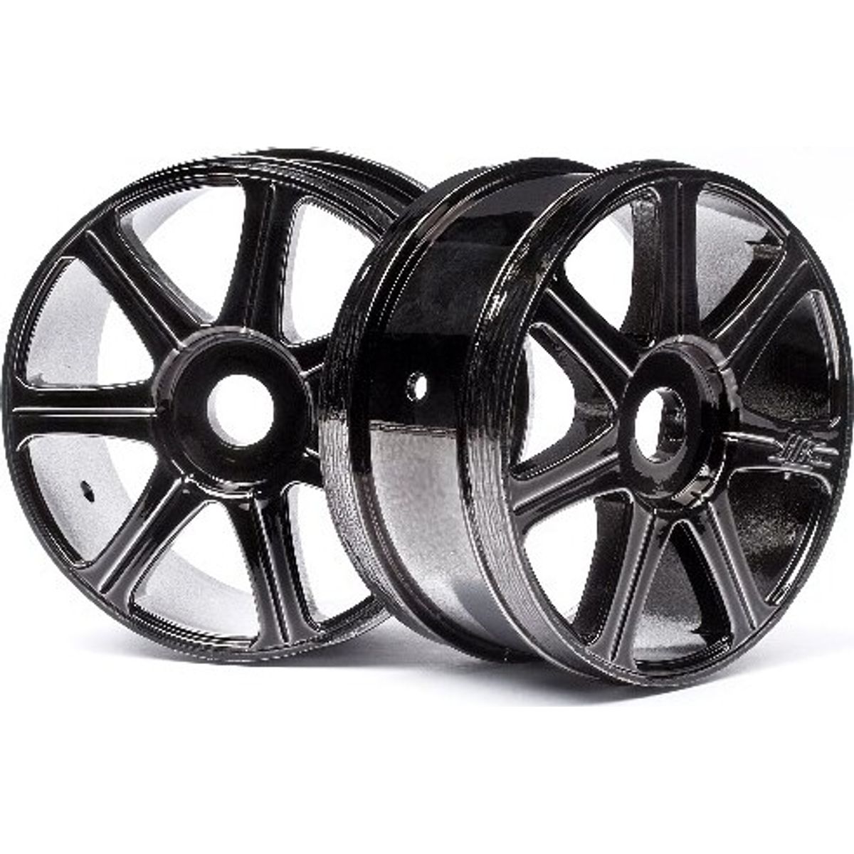 Hb Edge Wheel (black Chrome/2pcs) - Hp67768 - Hpi Racing