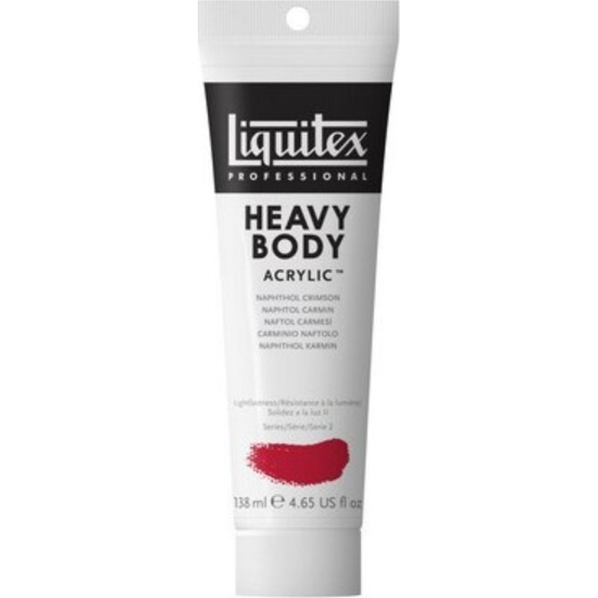 Liquitex - Heavy Body Akrylmaling - Naphtol Crimson 138 Ml