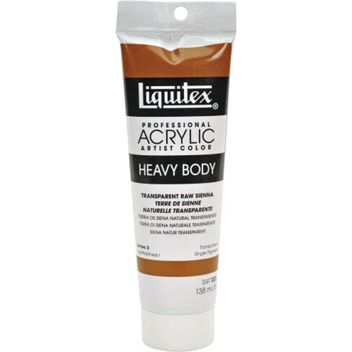 Liquitex - Heavy Body Akrylmaling - Transparent Raw Sienna 138 Ml