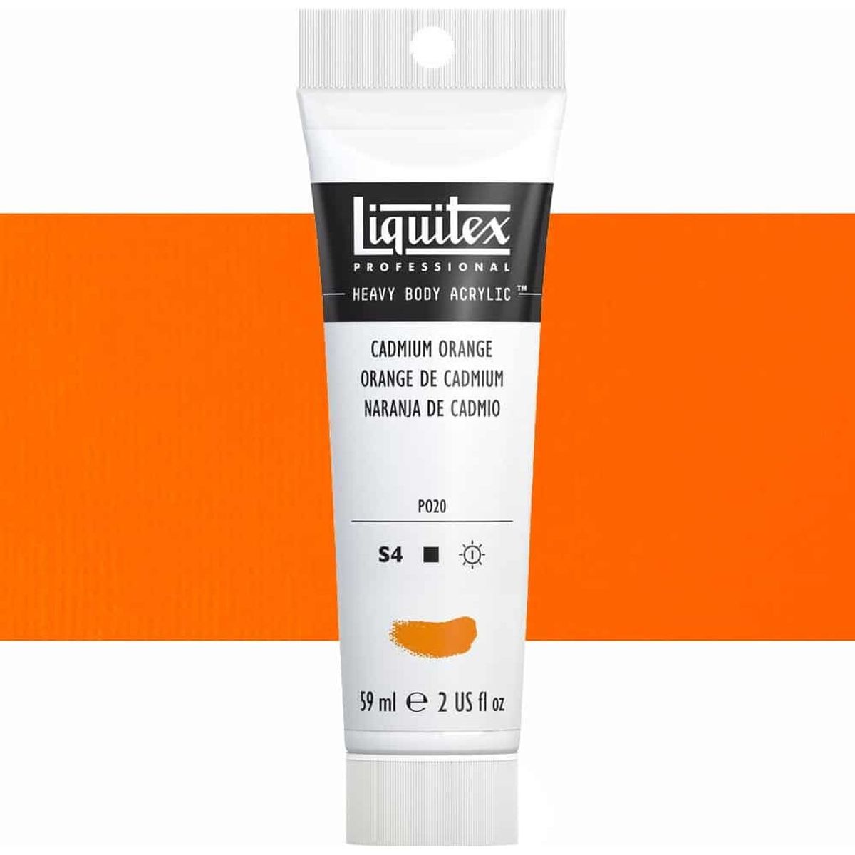 Liquitex - Akrylmaling - Heavy Body - Cadmium Orange 59 Ml