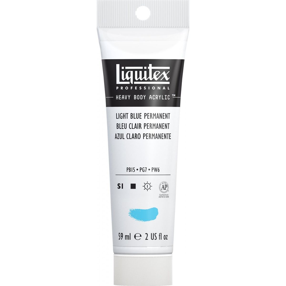 Liquitex - Akrylmaling - Heavy Body - Light Blue Permanent 59 Ml