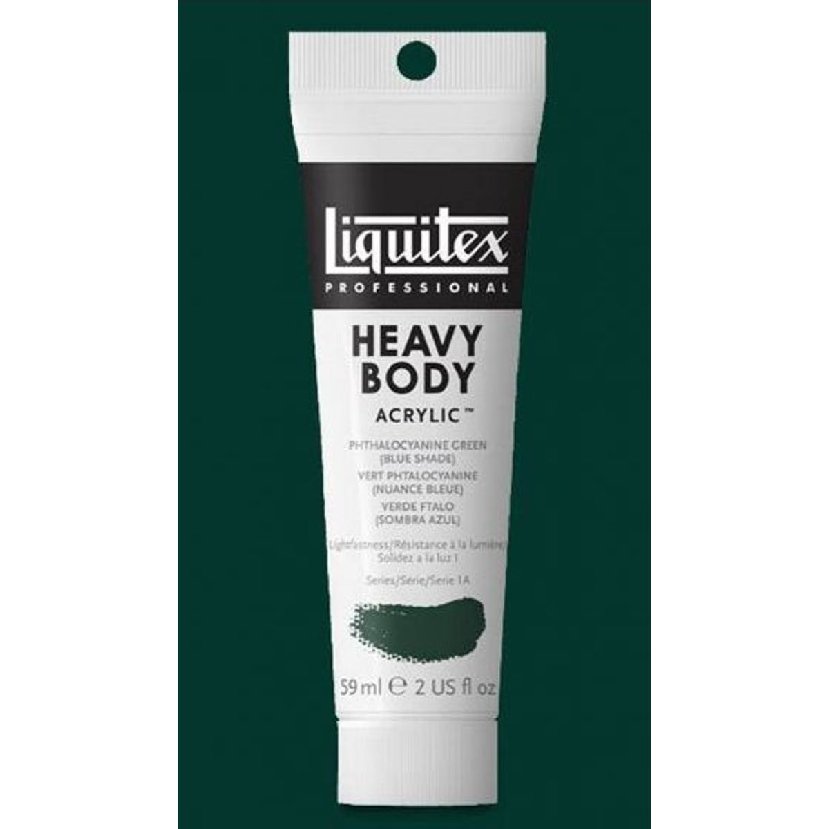 Liquitex - Akrylmaling - Heavy Body - Phthalocyanine Green - Blue Shade 59 Ml