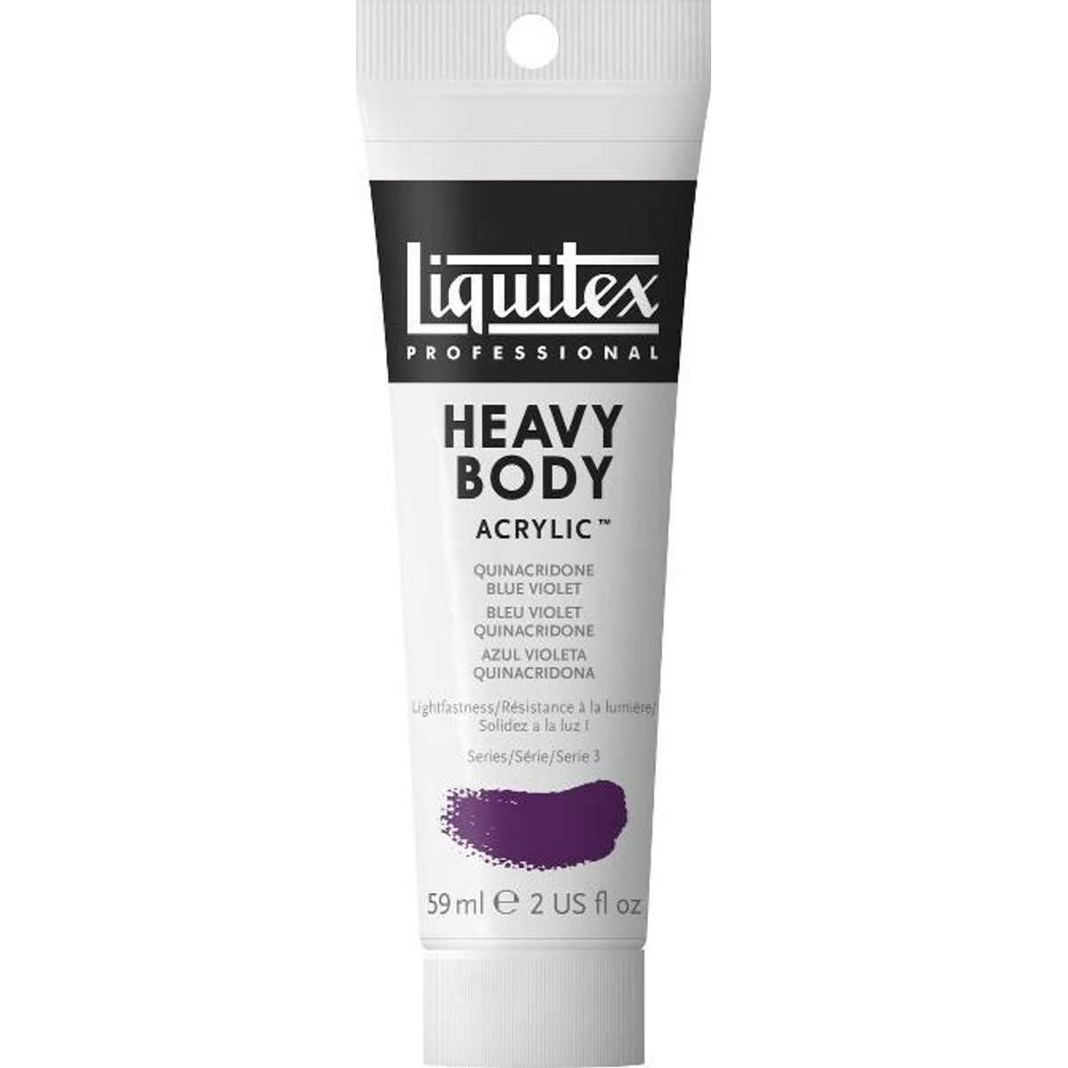 Liquitex - Akrylmaling - Heavy Body - Quinacridone Blue Violet 59 Ml