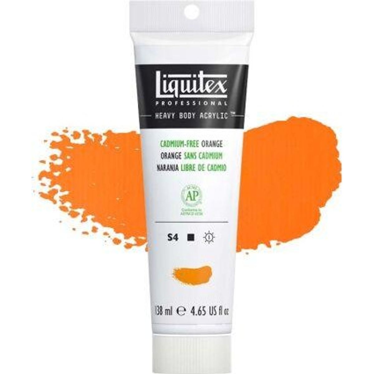 Liquitex - Akrylmaling - Heavy Body - Cad Free Orange 138 Ml