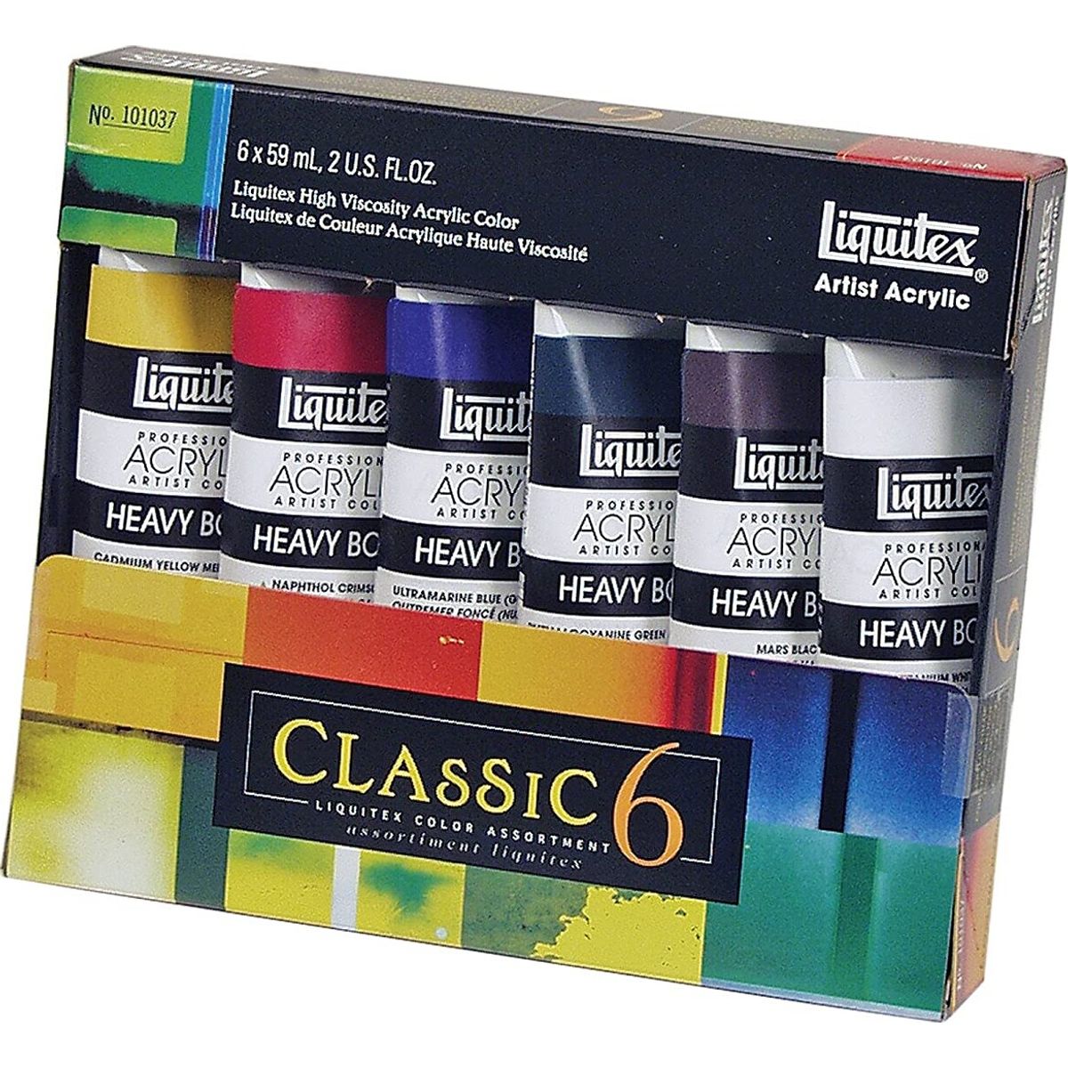 Liquitex - Akrylmaling Sæt - Heavy Body Classic 6 - 6x59 Ml