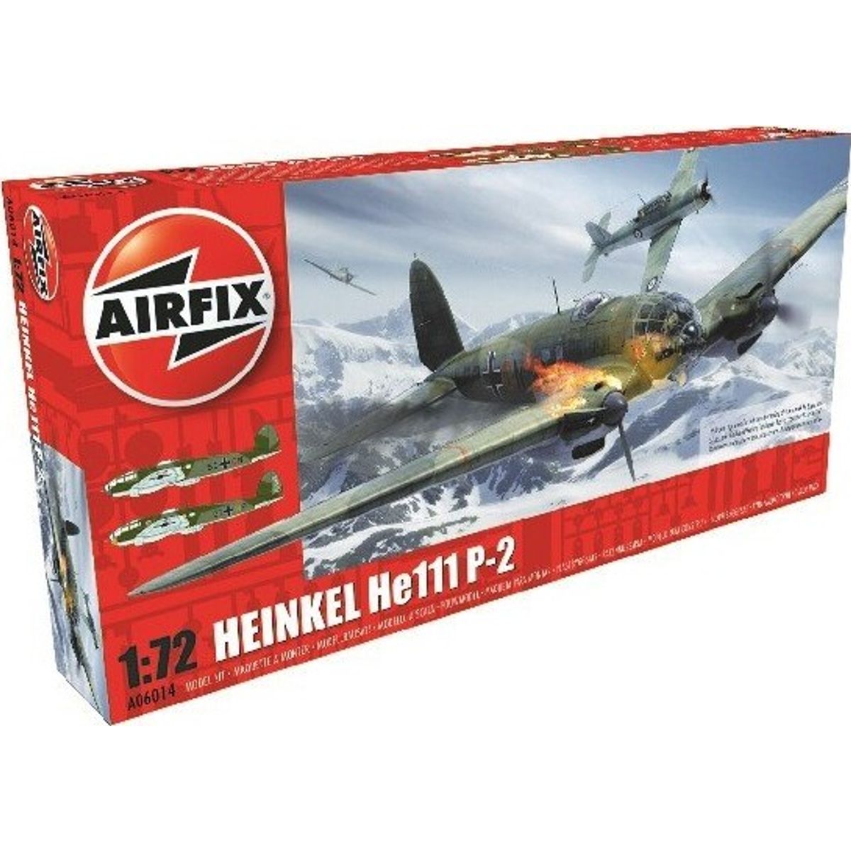 Airfix - Heinkel He-111 P-2 Fly Byggesæt - 1:72 - A06014