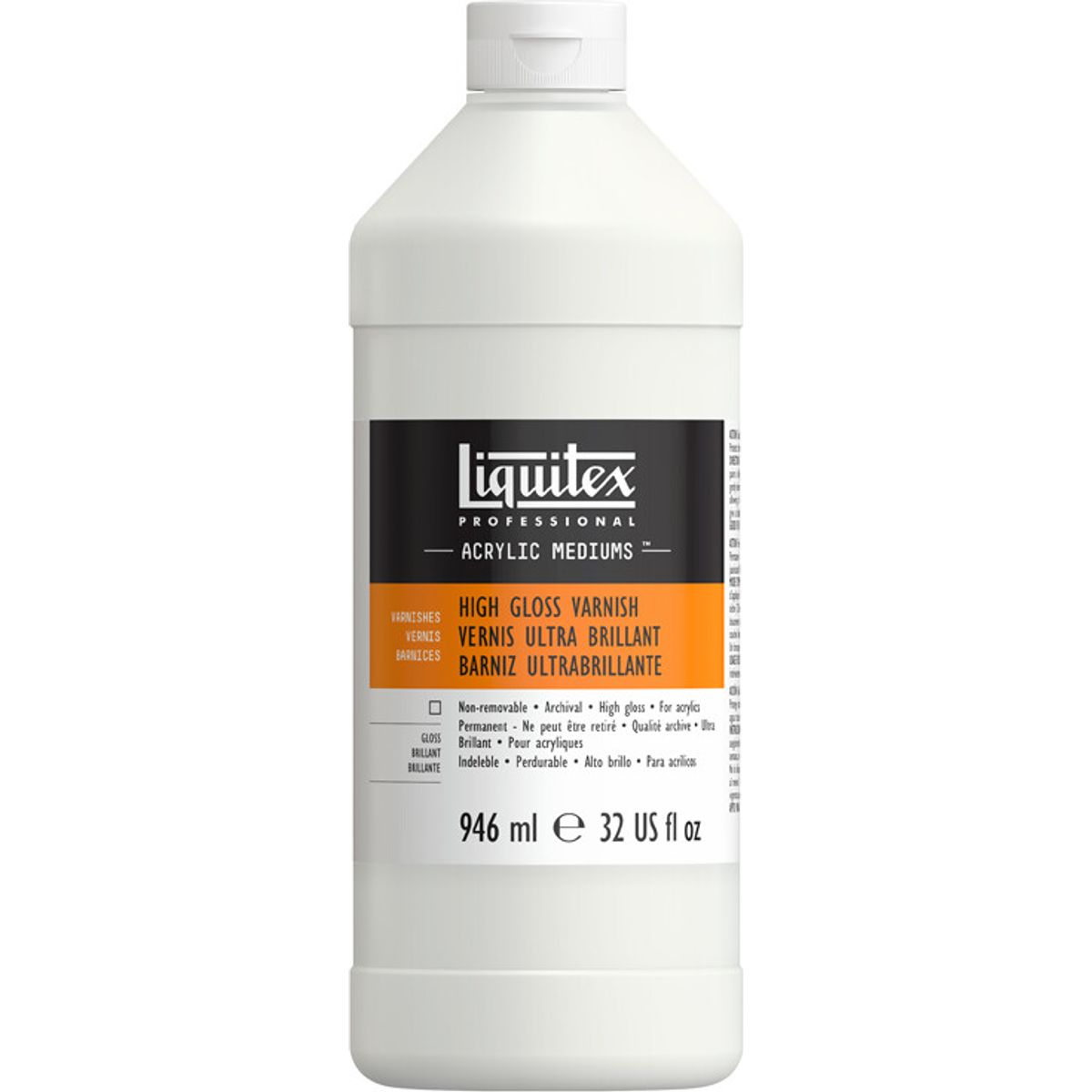 Liquitex - High Gloss Varnish - Klar Lak 946 Ml