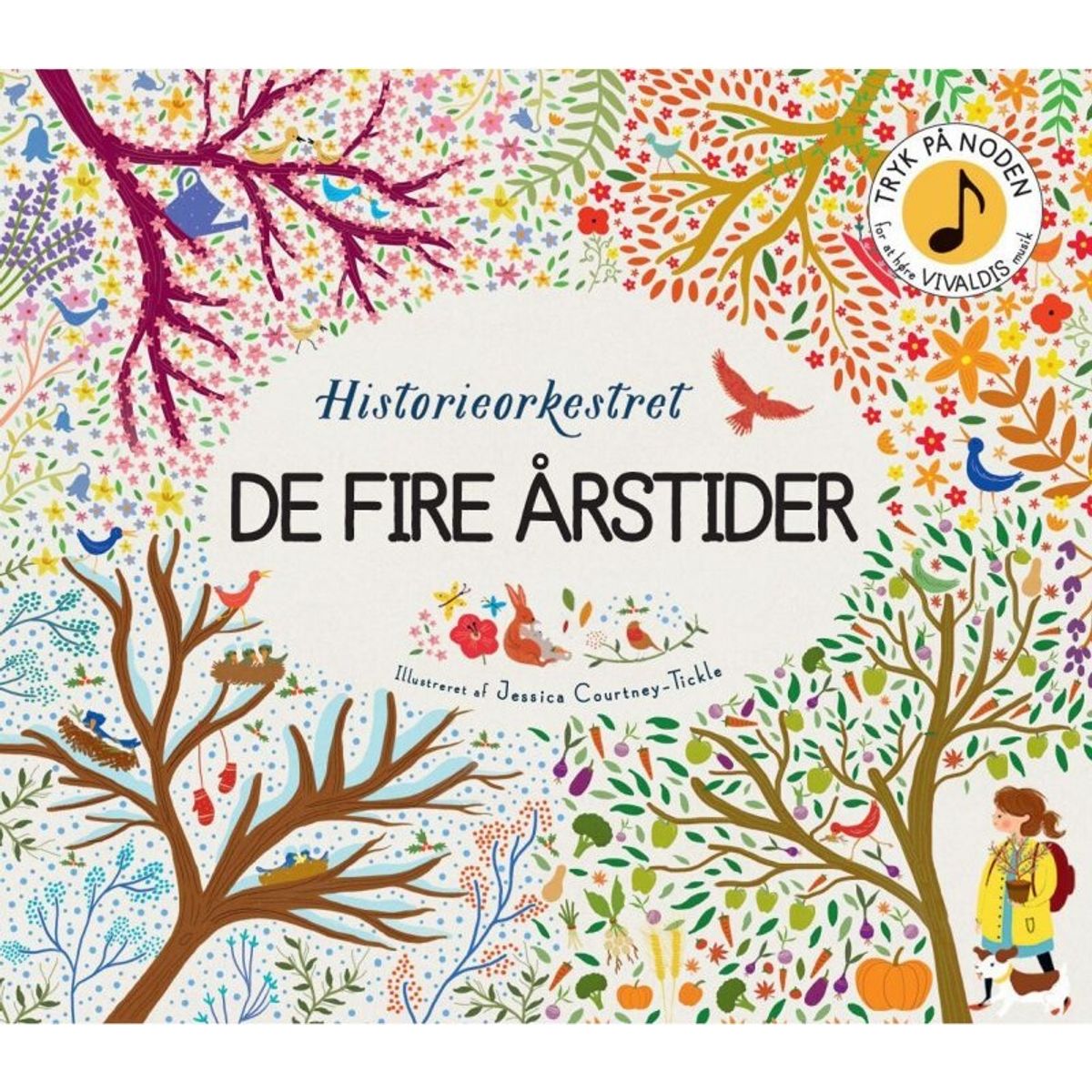 Historieorkesteret - De Fire årstider - Jessica Courtney-tickle - Bog