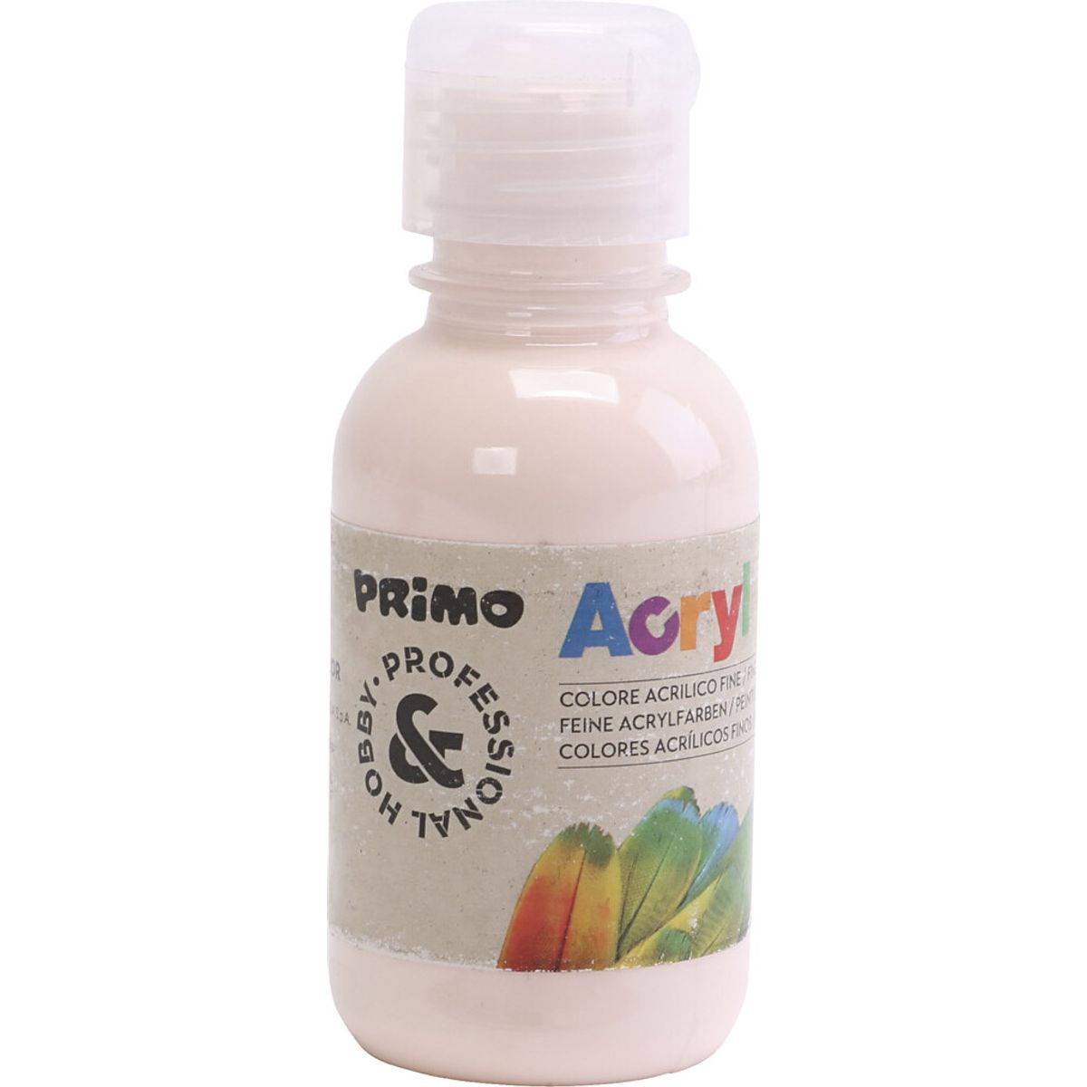 Hobbymaling Mat - Akrylfarve - Lys Rosa - 125 Ml