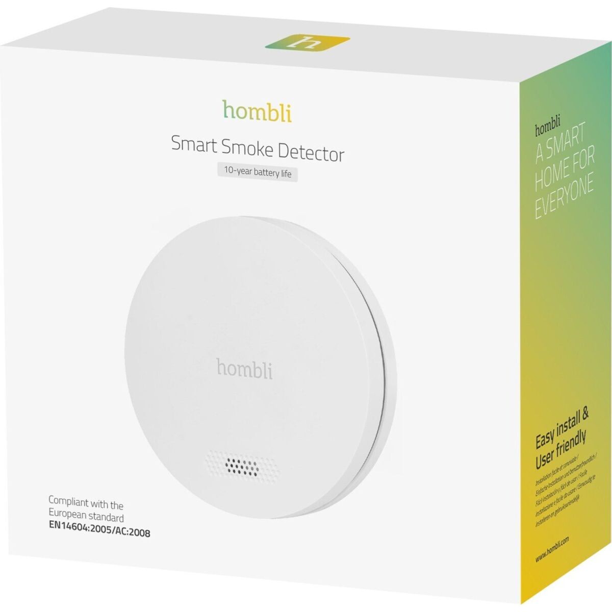 Hombli - Smart Home Røgalarm - Hvid