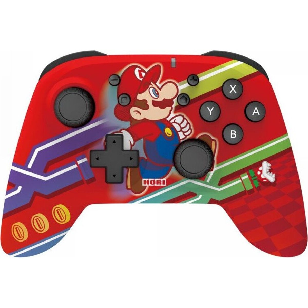 Hori Horipad - Trådløs Controller Til Nintendo Switch - Mario Iml