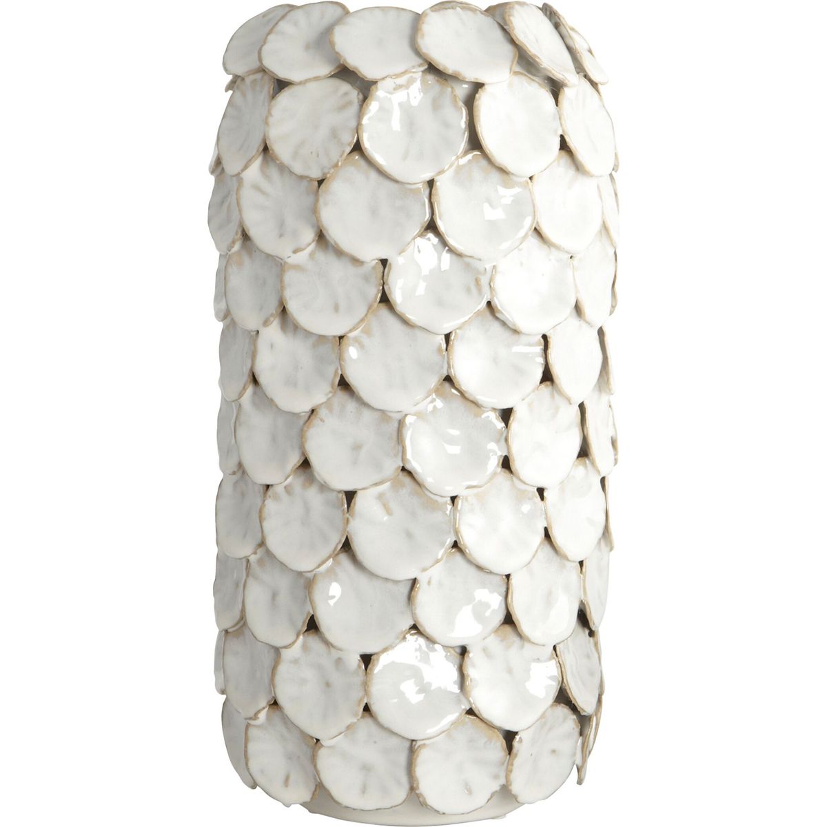 House Doctor - Vase - Dot - Keramik - Hvid - 30 Cm