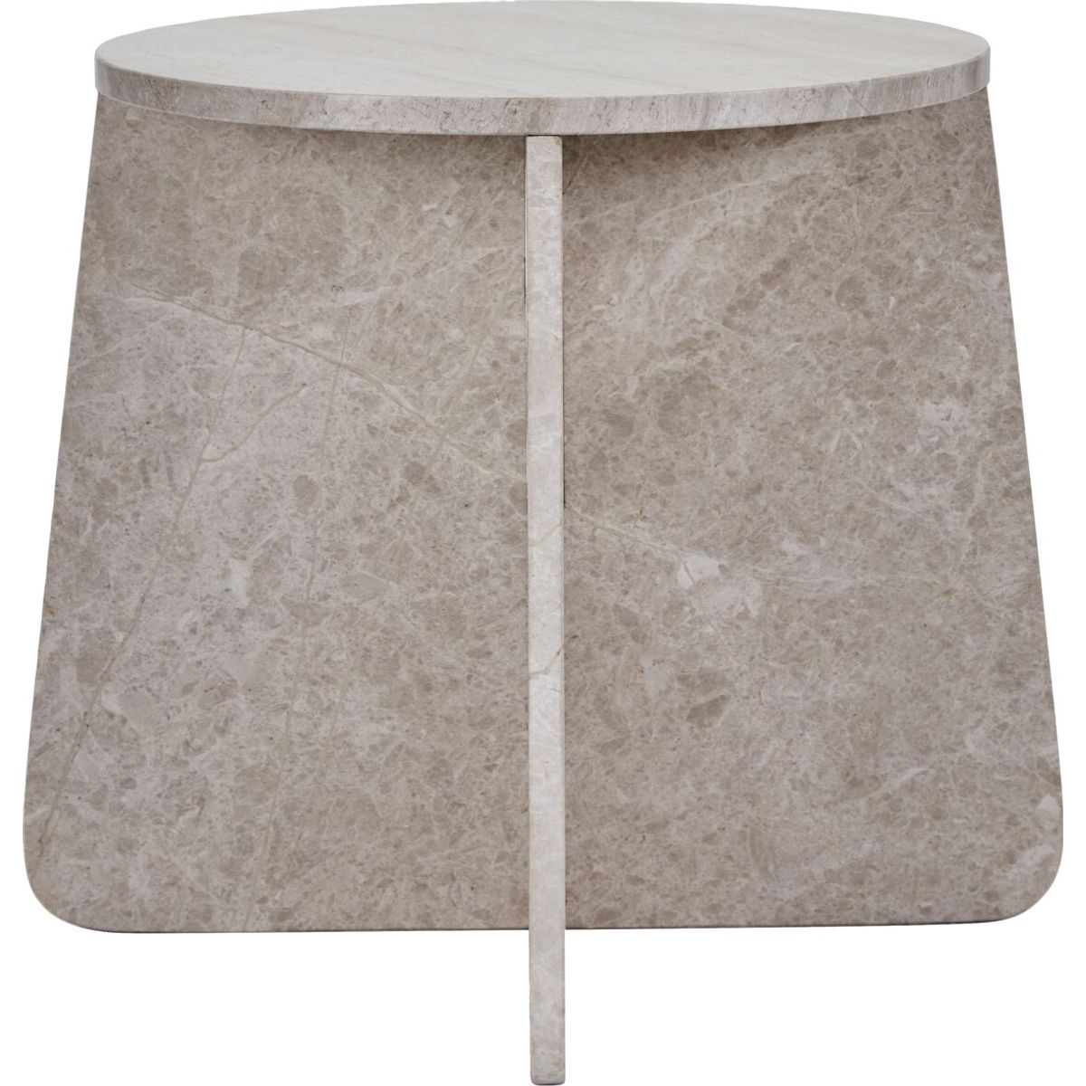 House Doctor - Sidebord - Marb - Marmor - Beige - 40x48x48 Cm