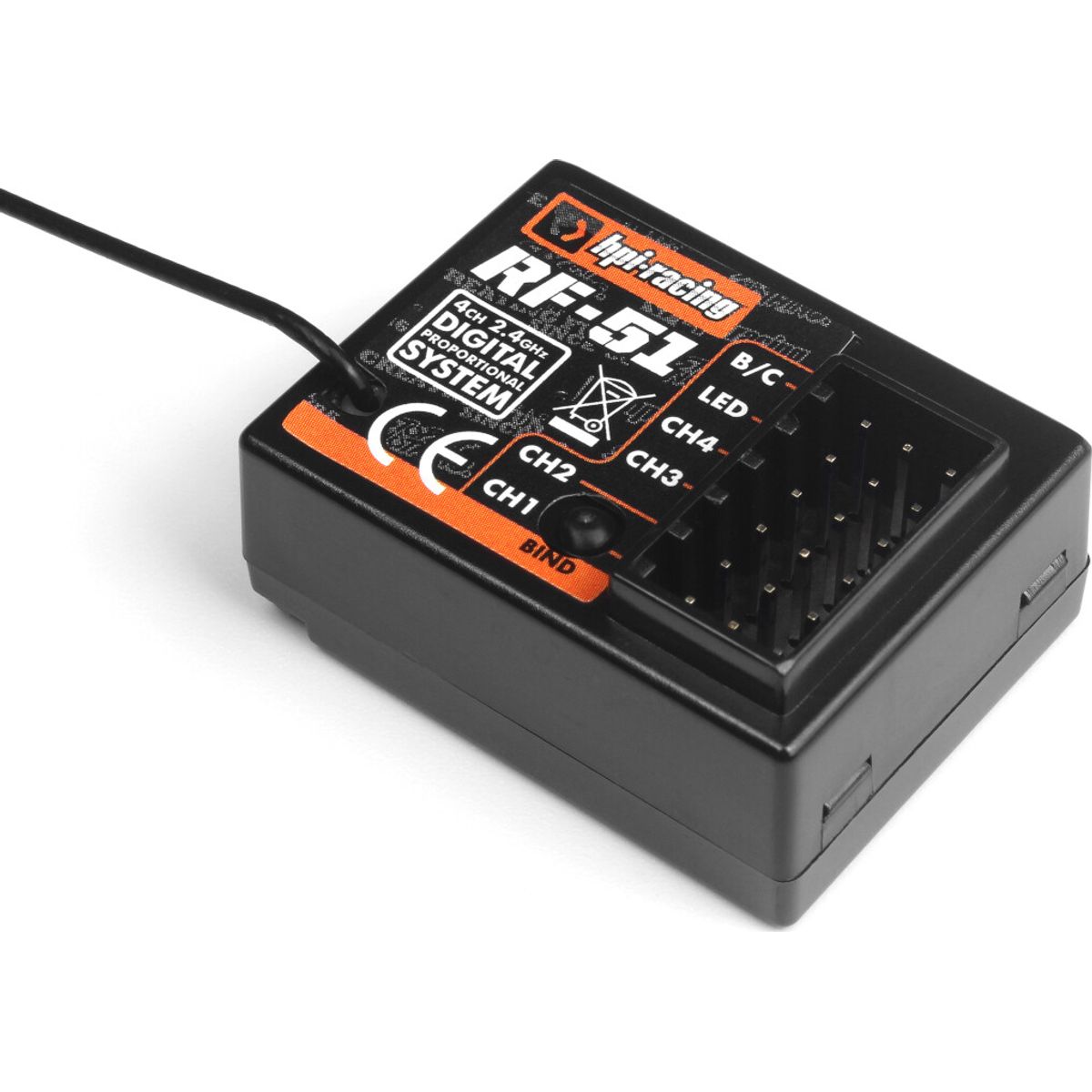 Hpi Rf-51 Receiver - Hp160555 - Hpi Racing