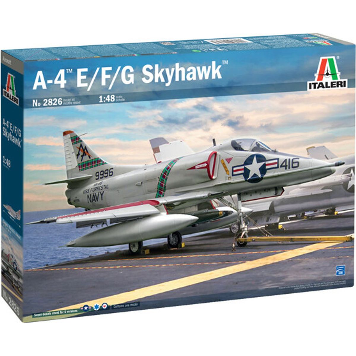 Italeri - A-4 Skyhawk Model Fly Byggesæt - 1:48 - 2826