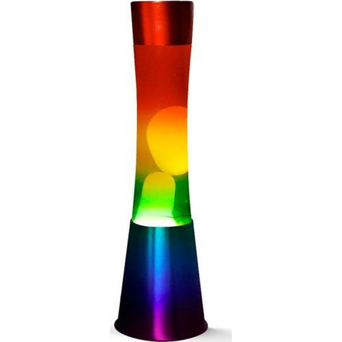 Itotal - Lava Lampe 40 Cm - Rainbow