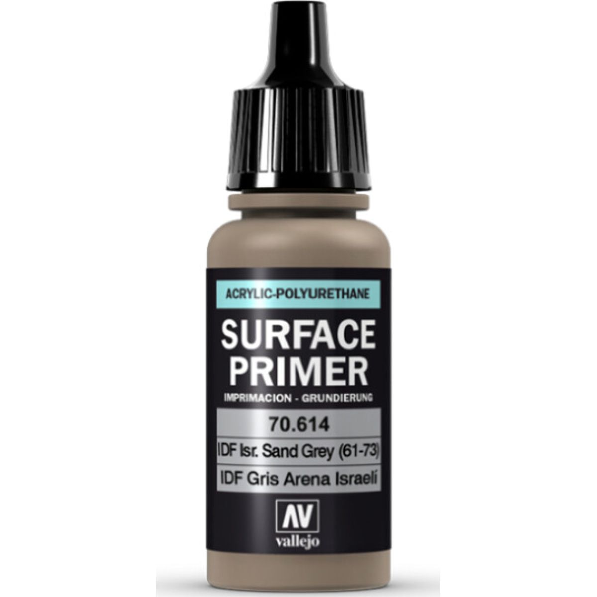 Vallejo - Surface Primer - Idf Israelí Sand Grey - 17 Ml - 70614