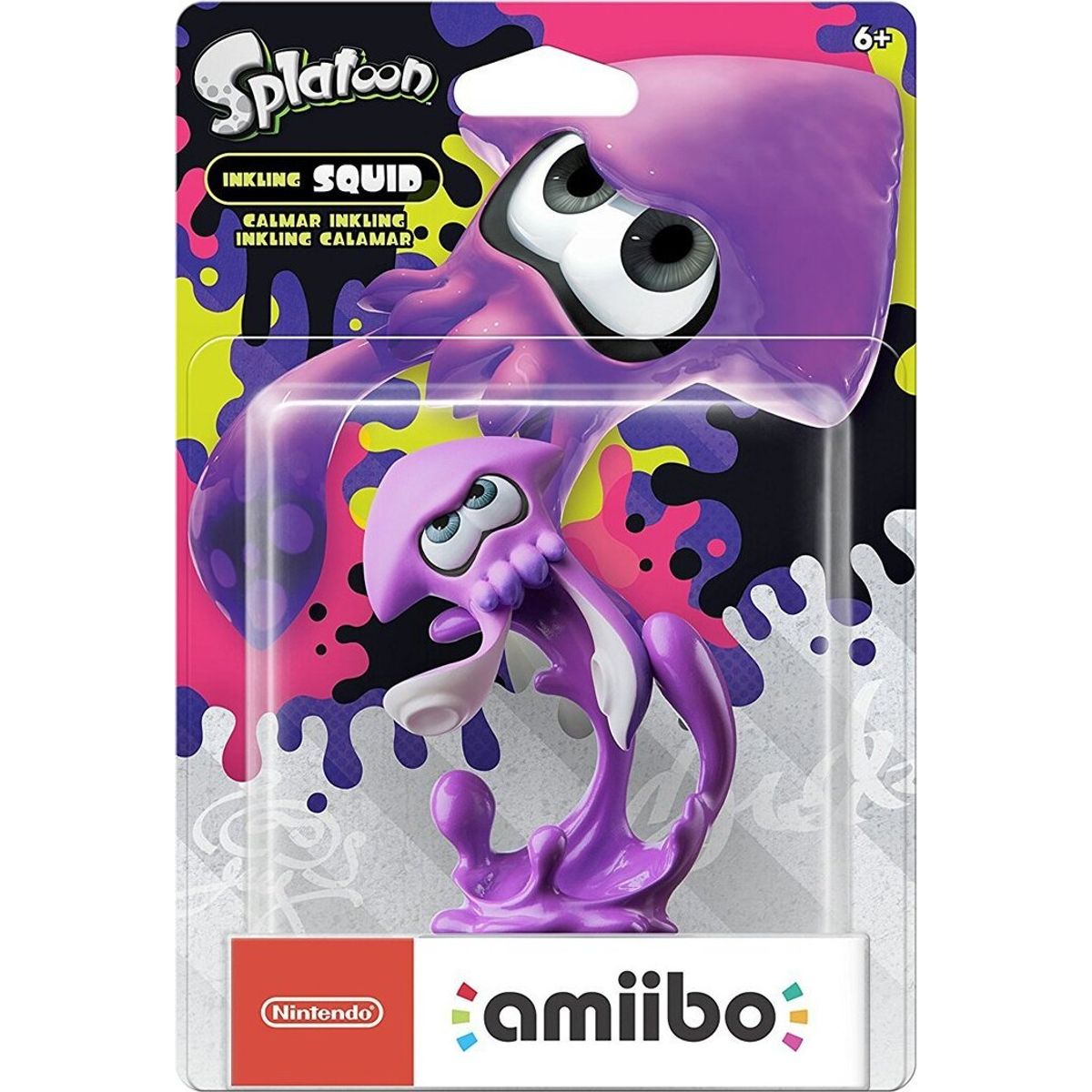 Nintendo Amiibo - Splatoon Figur - Inkling Squid Neon Purple