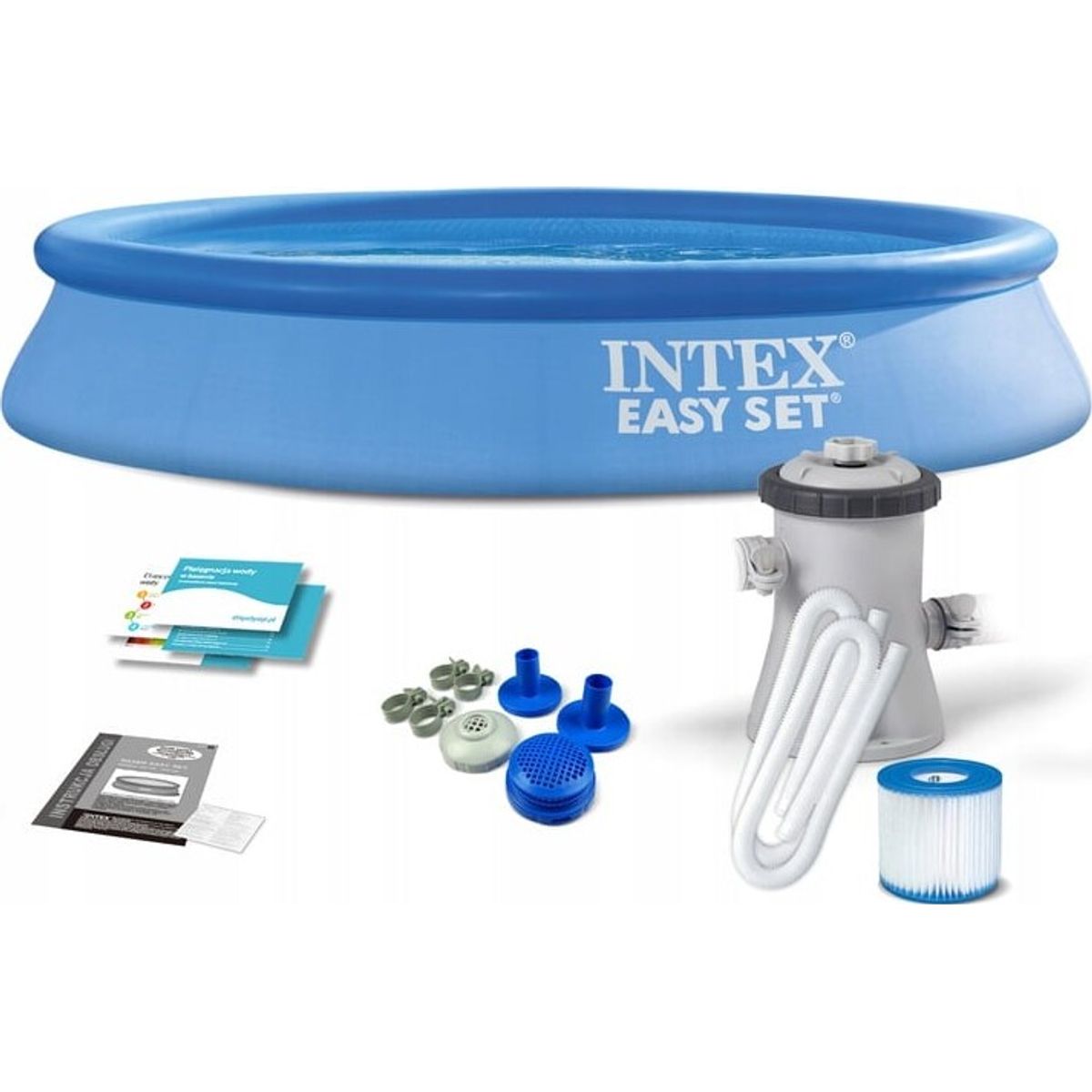 Intex - Easy Set Pool Med Filter Pumpe - 305 X 61 Cm - 3.077 L