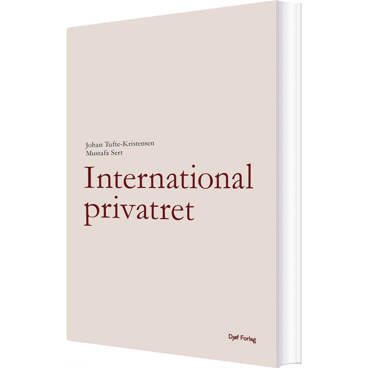 International Privatret - Johan Tufte-kristensen - Bog