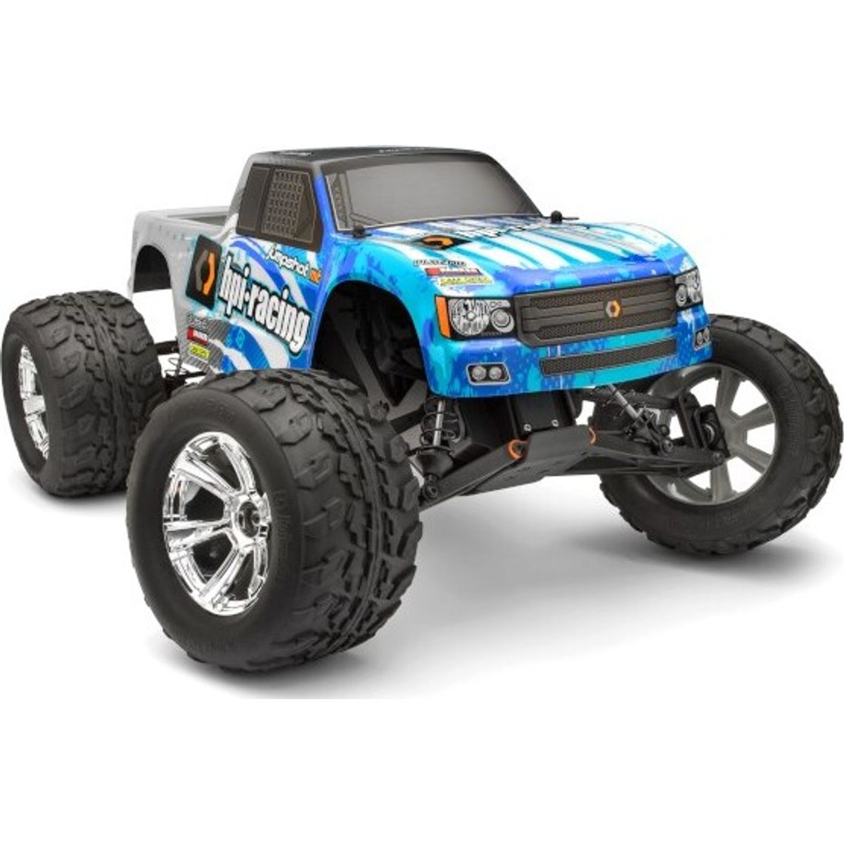 Hpi Racing - Jumpshot Mt V2 Fjernstyret Bil - Blå Og Sølv - Hp160260