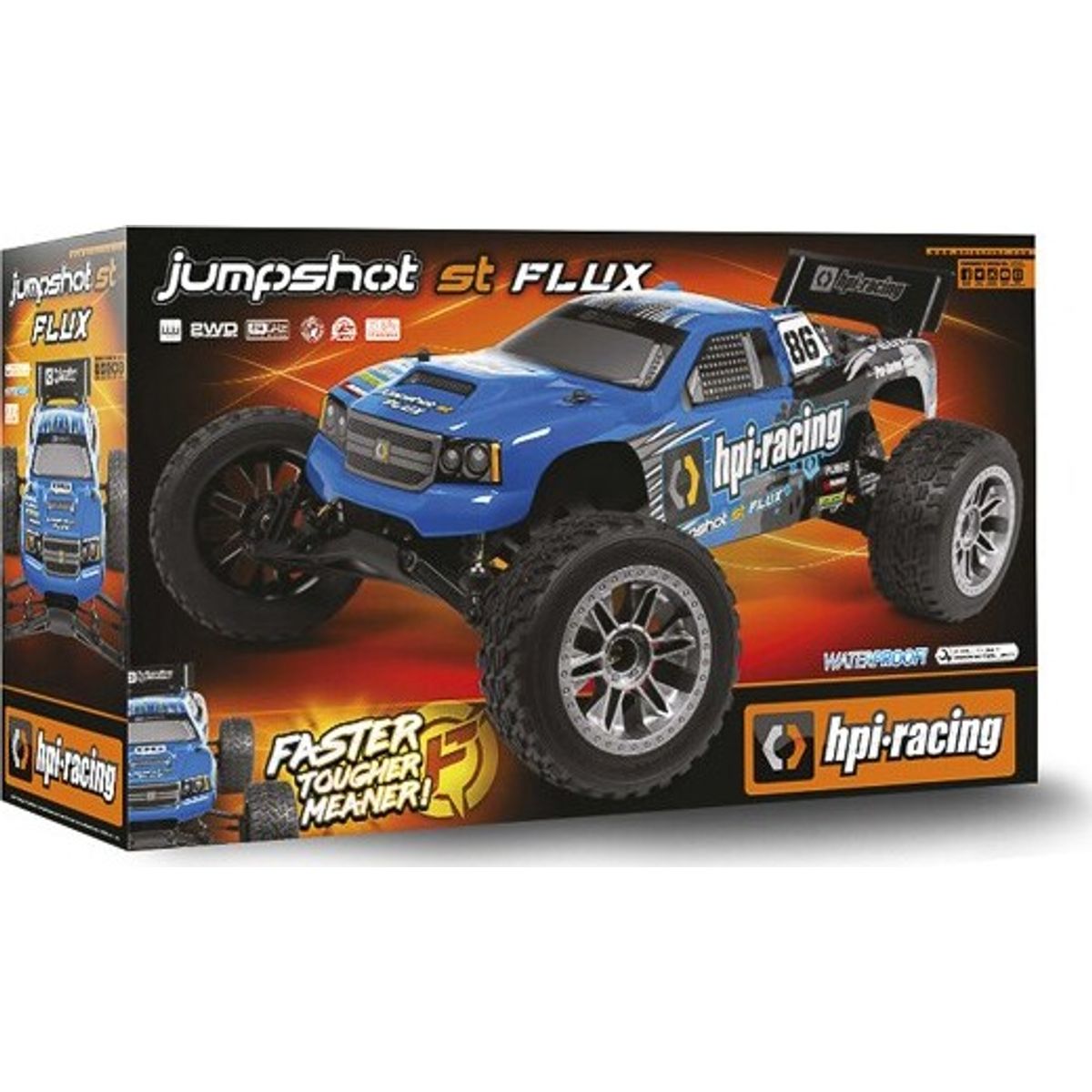 Hpi Racing - Jumpshot St Flux Fjernstyret Bil - Blå - Hp160032