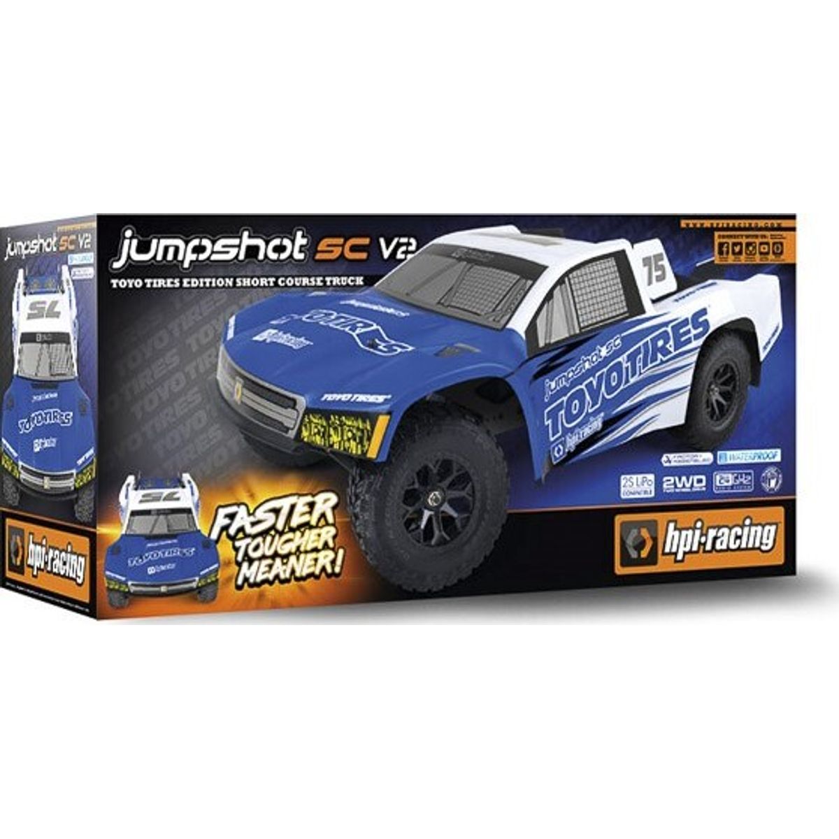 Hpi Racing - Jumpshot Sc V2 Toyo Tires Fjernstyret Bil - Hp160267