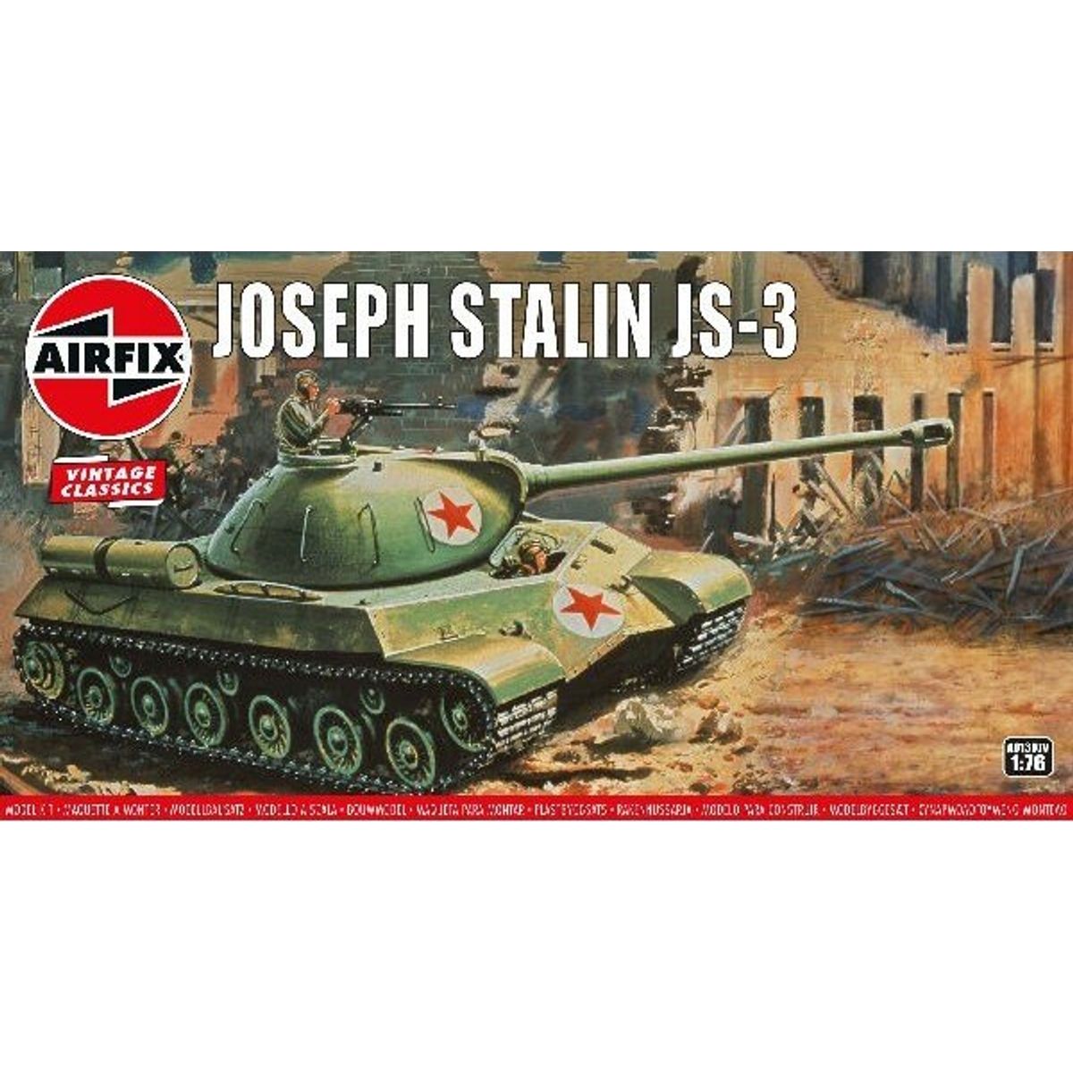 Airfix - Joseph Stalin Js-3 Tank Byggesæt - 1:76 - A01307v