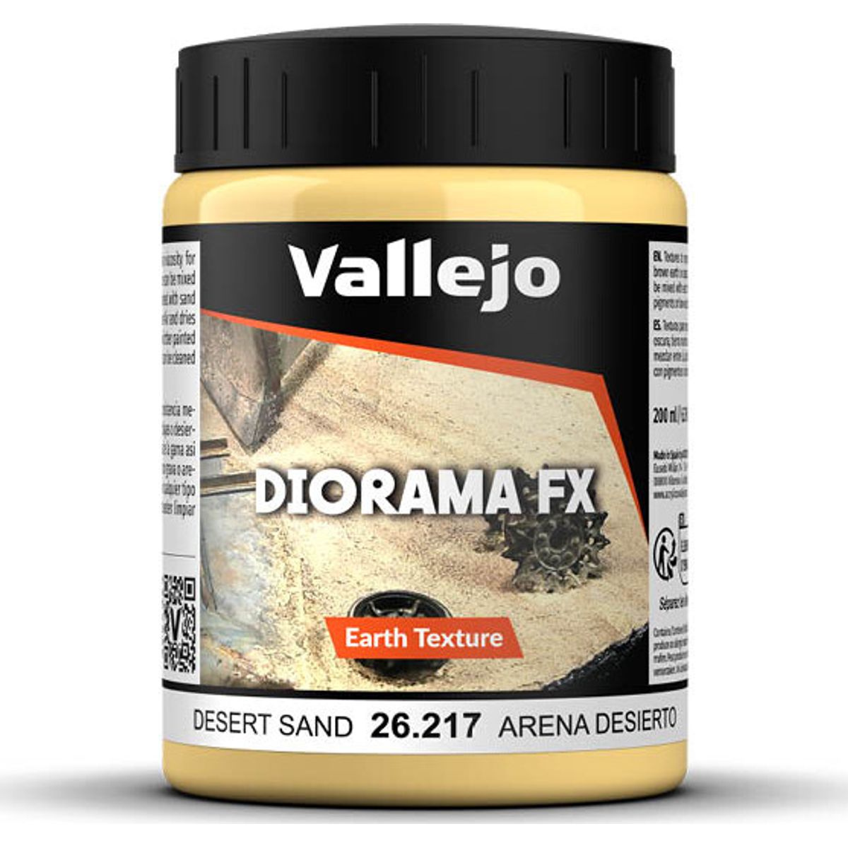 Vallejo - Diorama Fx - Earth Texture - Desert Sand - 200 Ml