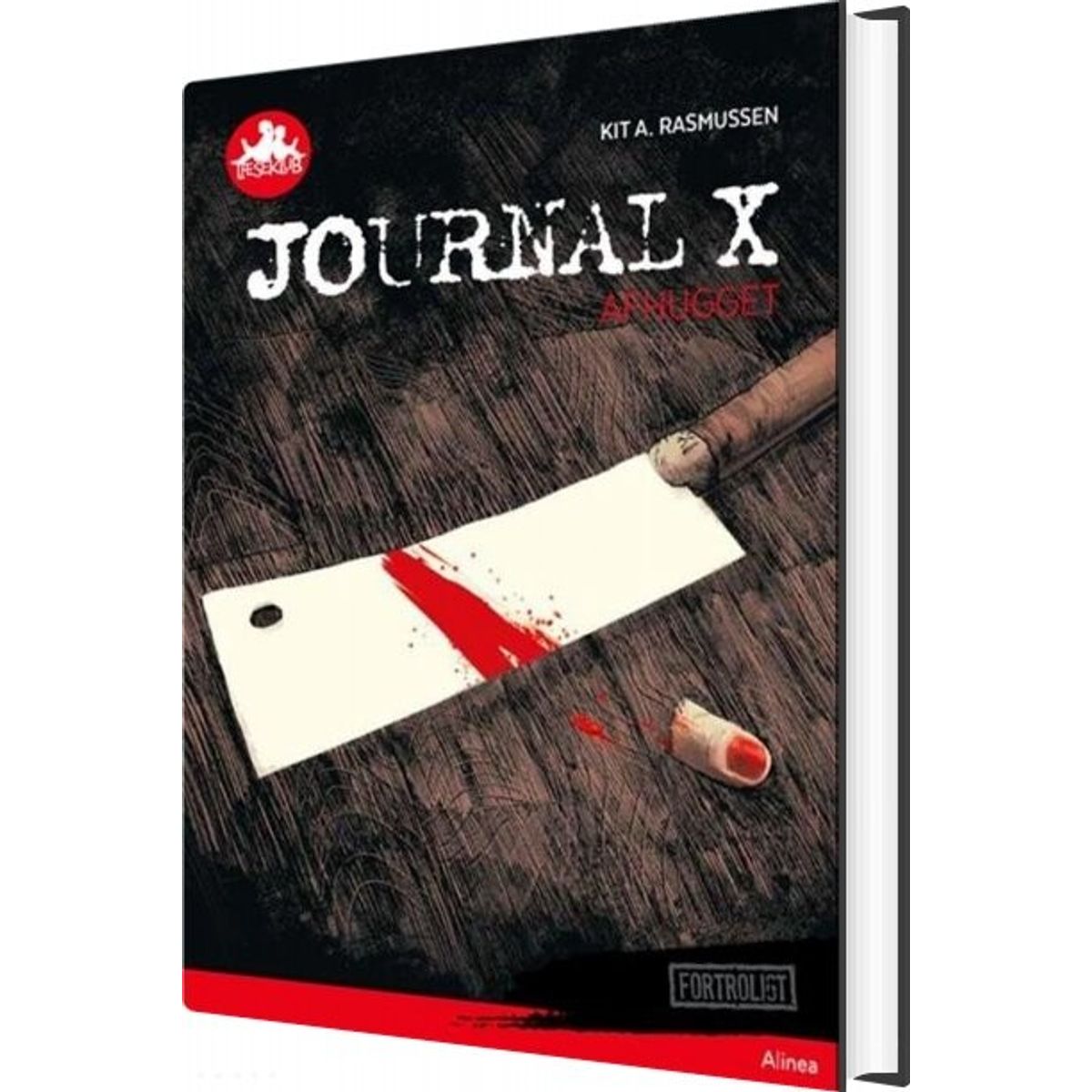 Journal X, Afhugget, Rød Læseklub - Kit A. Rasmussen - Bog