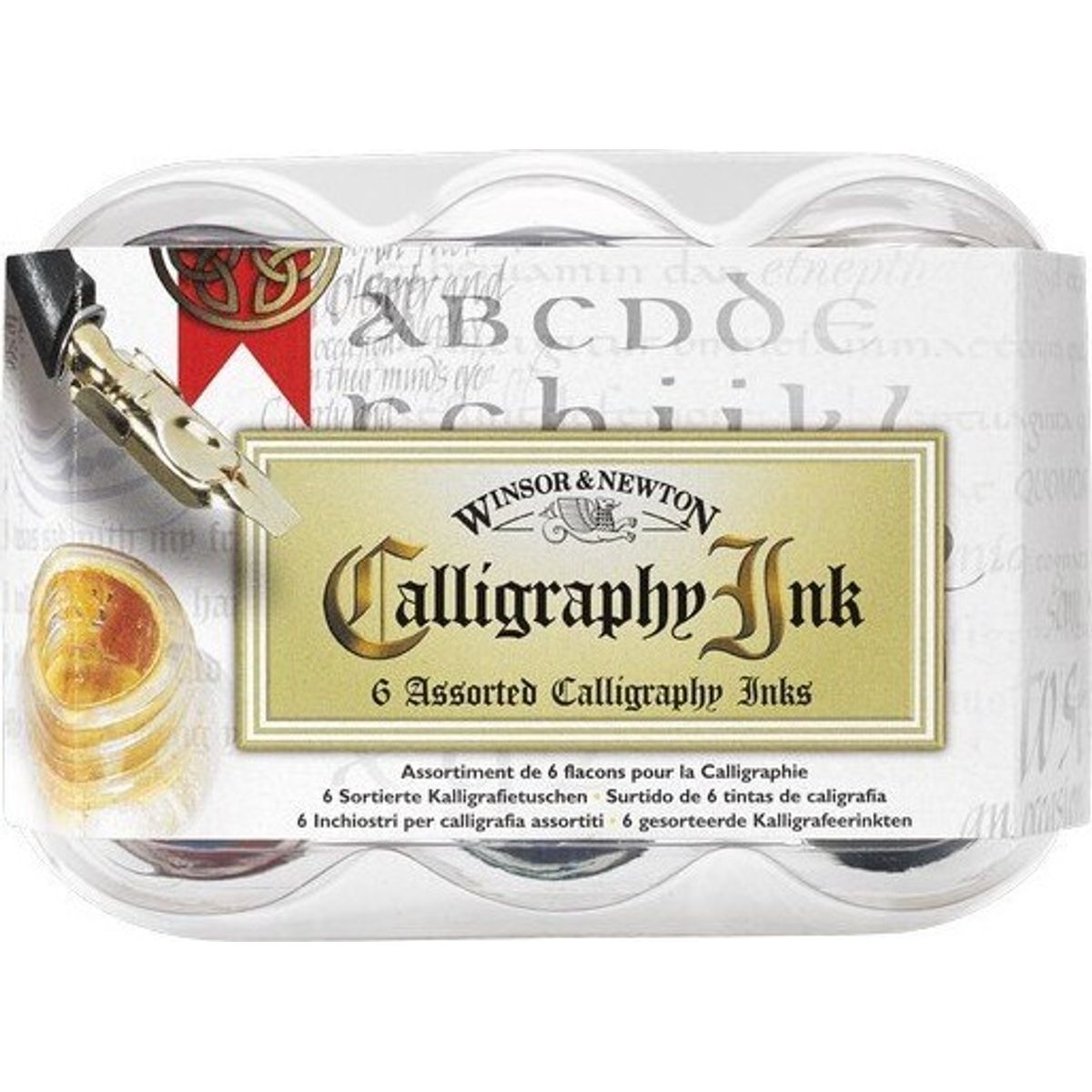 Winsor & Newton - Calligraphy Ink - Blæk Sæt - 6x30 Ml