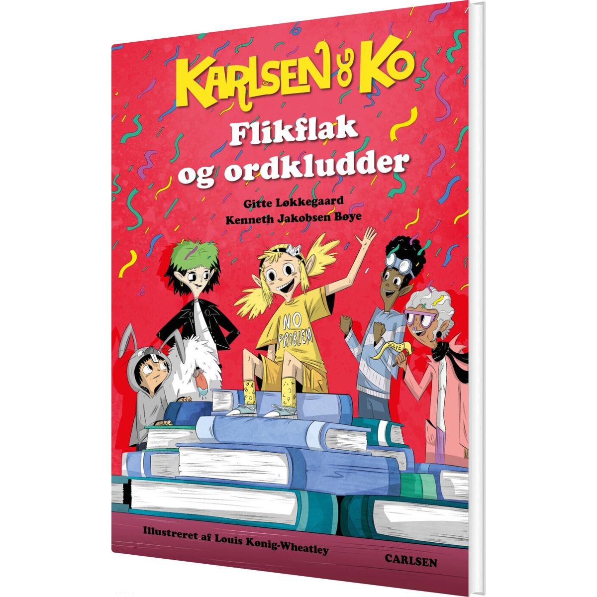 Karlsen Og Ko 3 - Flikflak Og Ordkludder - Gitte Løkkegaard - Bog