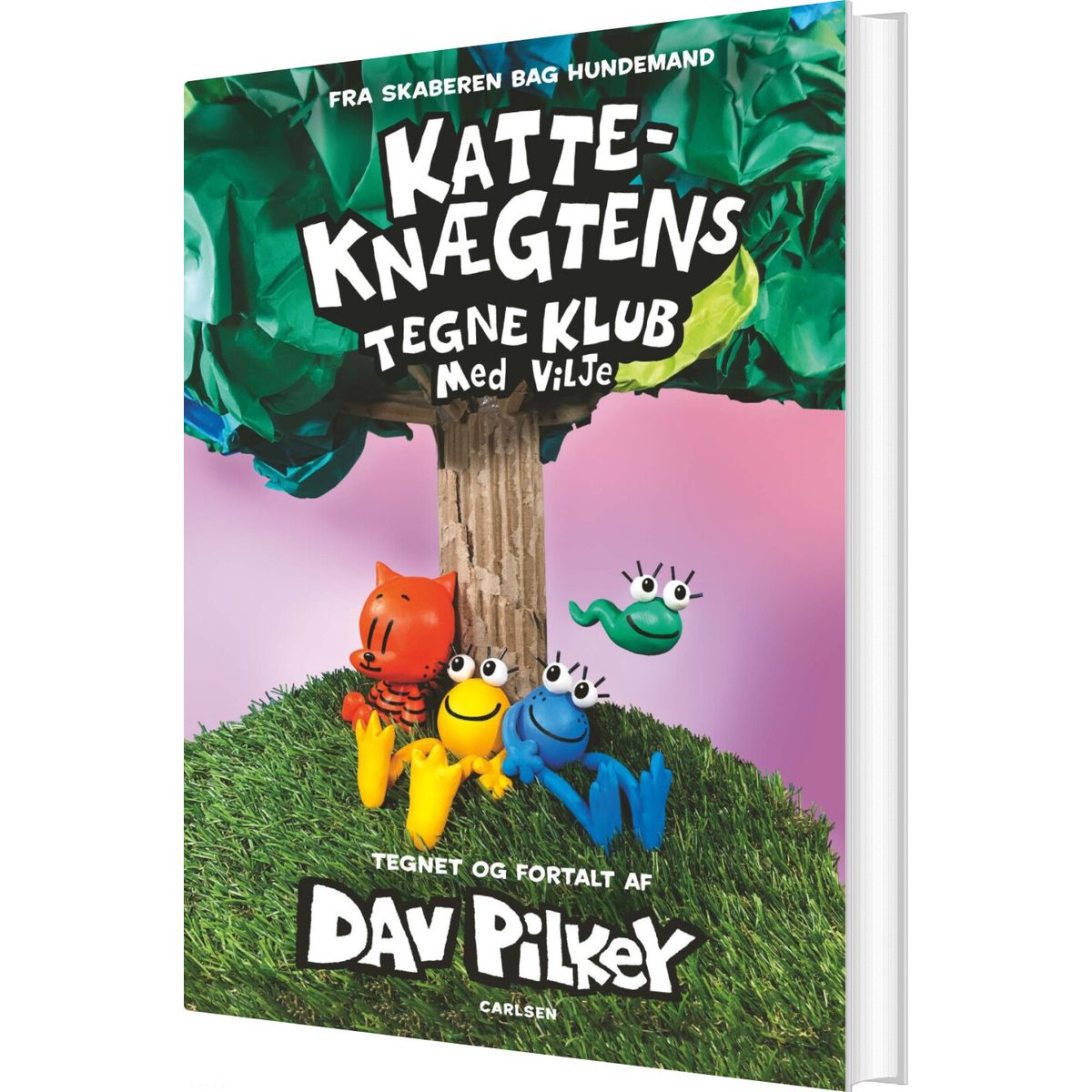 Katte-knægtens Tegneklub 3 - Med Vilje - Dav Pilkey - Bog