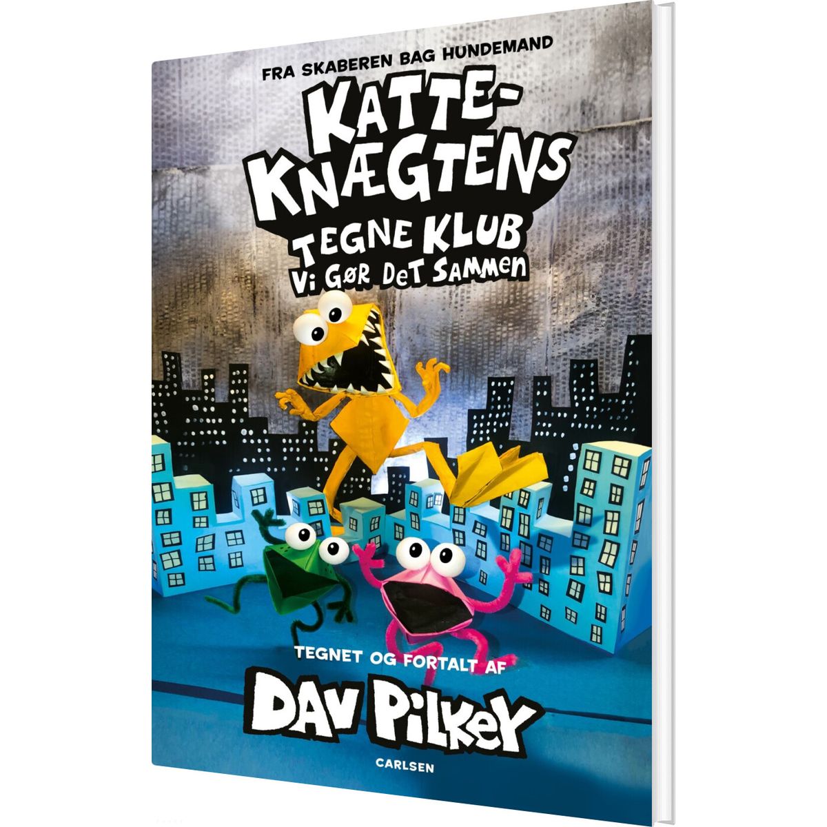 Katte-knægtens Tegneklub 4 - Vi Gør Det Sammen - Dav Pilkey - Bog