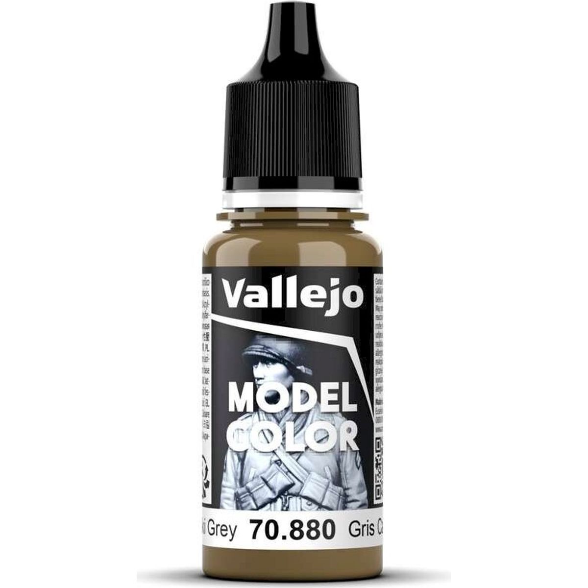 Vallejo - Model Color - Khaki Grey Mat - 17-18 Ml - 70880