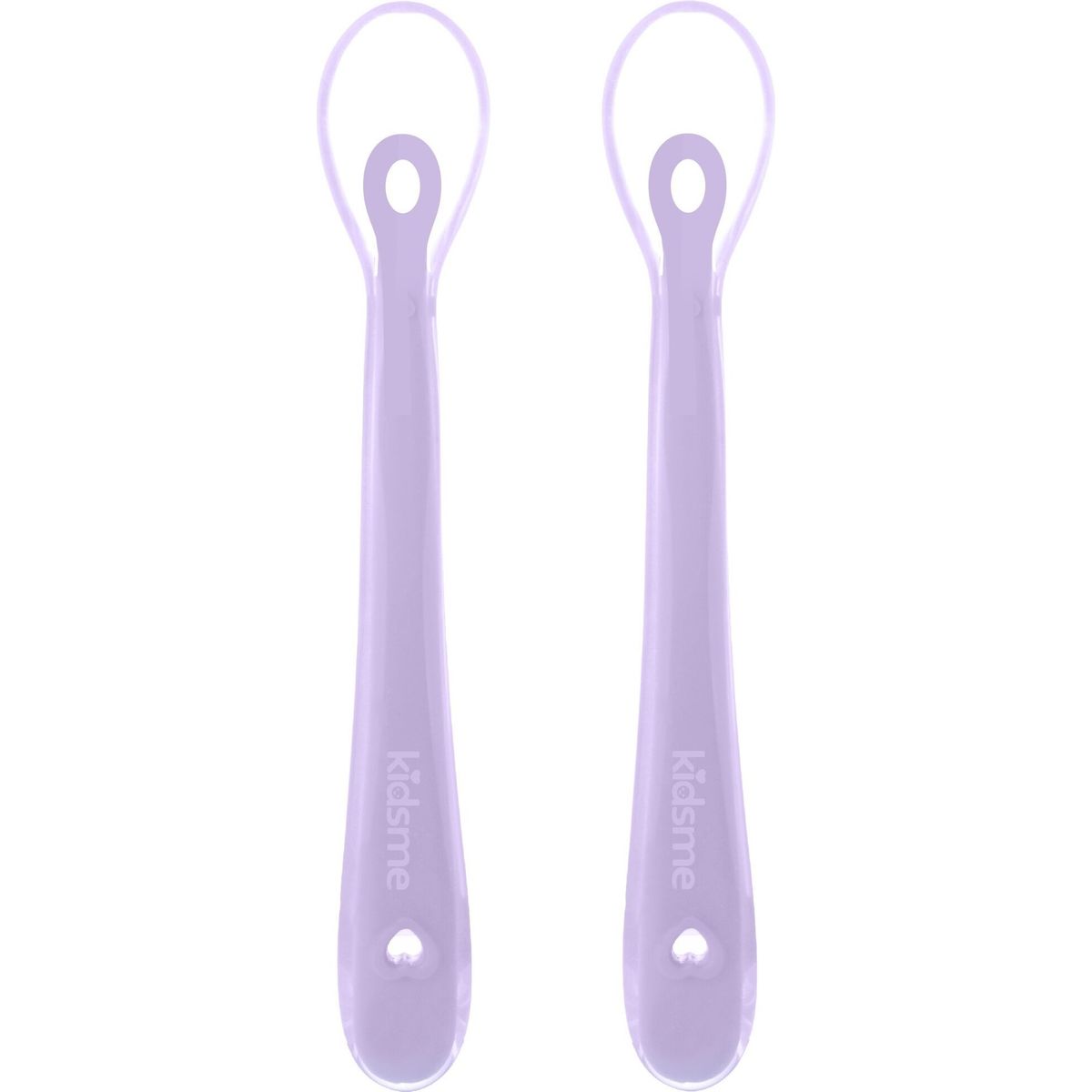 Kidsme - Silicone Spoon - Lavendel 2-pack