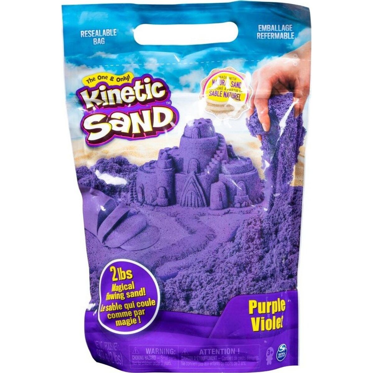 Kinetic Sand - Lilla - 900 G