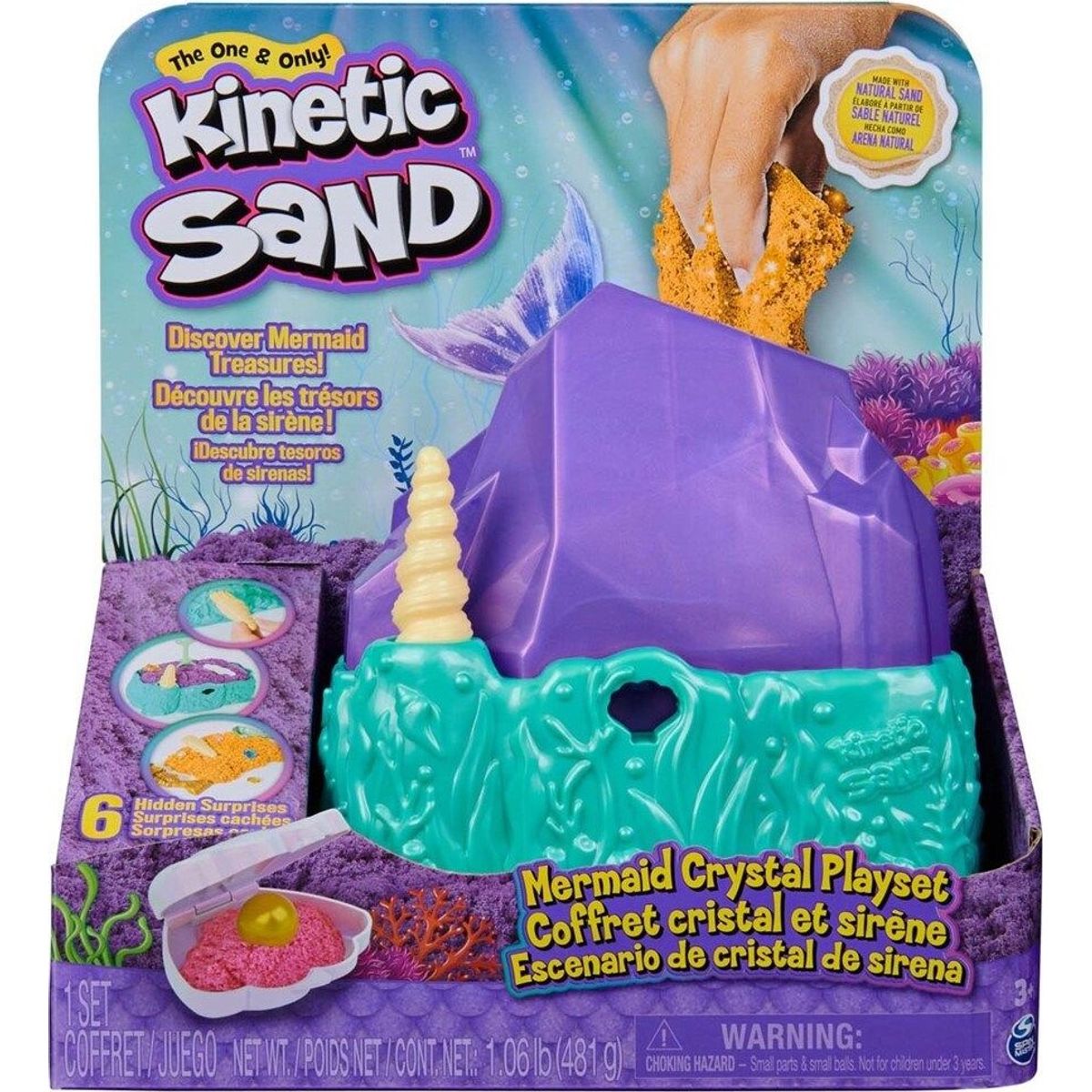 Kinetic Sand - Havfrue Legesæt