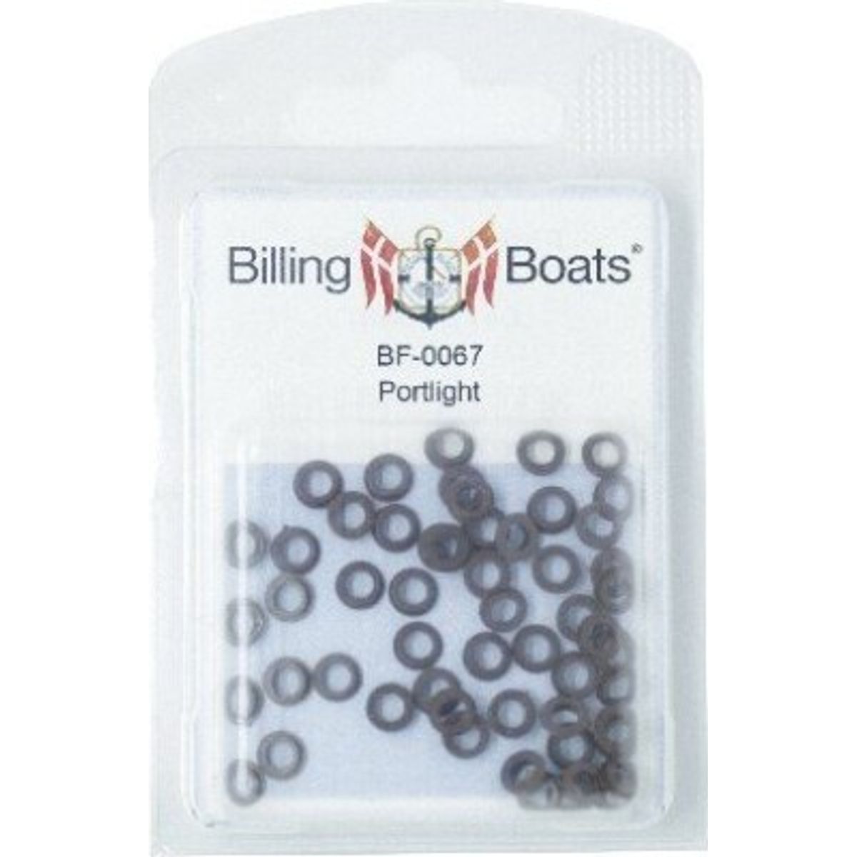 Billing Boats Fittings - Koøje - 4 Mm - 50 Stk - Sort