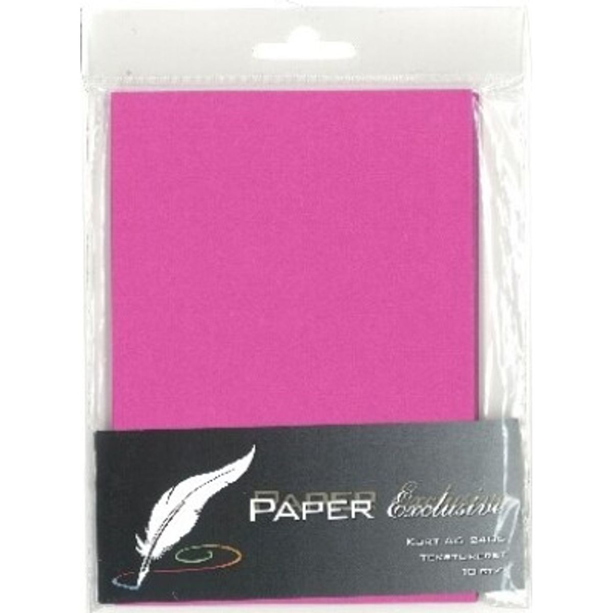 Paper Exclusive - Kort - A6 - 240g - Cerise Tekstureret - 10 Stk.