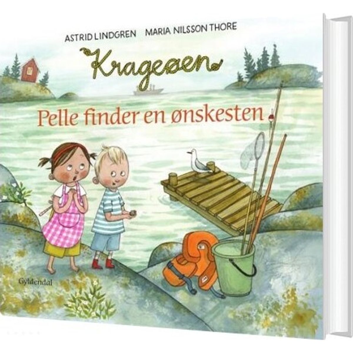 Krageøen. Pelle Finder En ønskesten - Astrid Lindgren - Bog