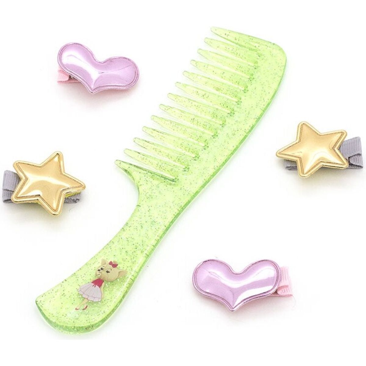 Lucky Doggy - Hair Accessories Green Brush - (ot-lda5006)