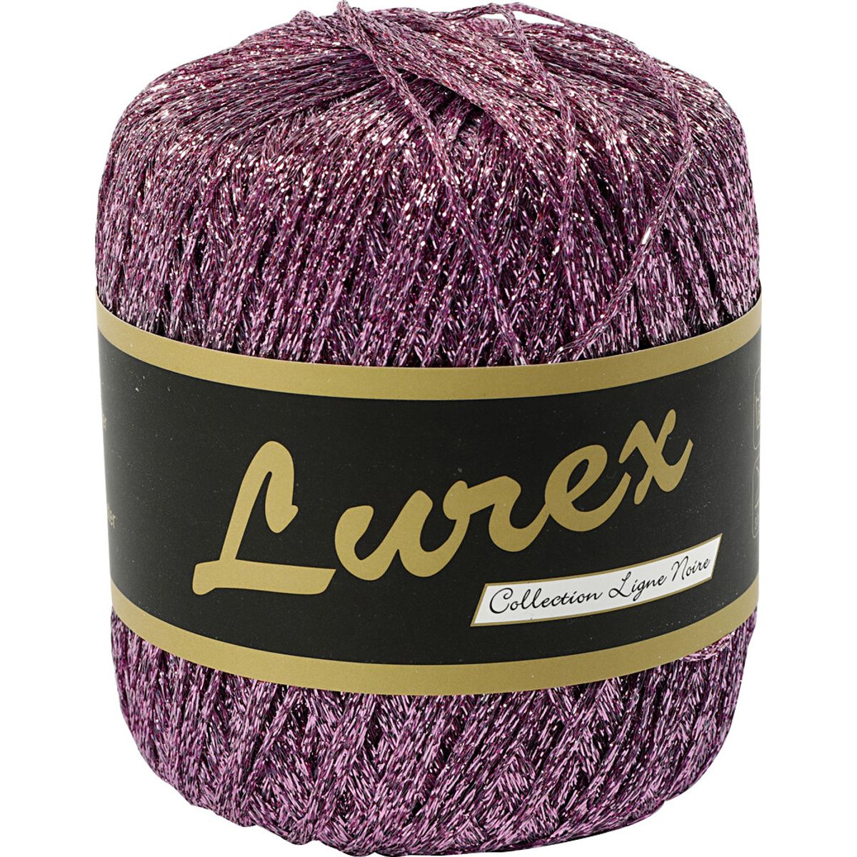 Lurex Garn - L 160 M - Lilla - 25 G