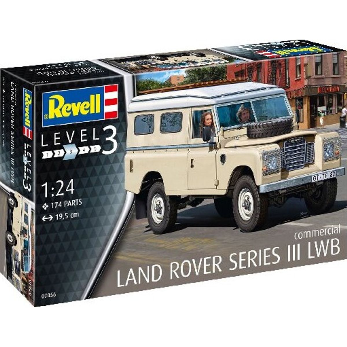 Revell - Land Rover Series Iii Lwb Modelbil Byggesæt - 07056