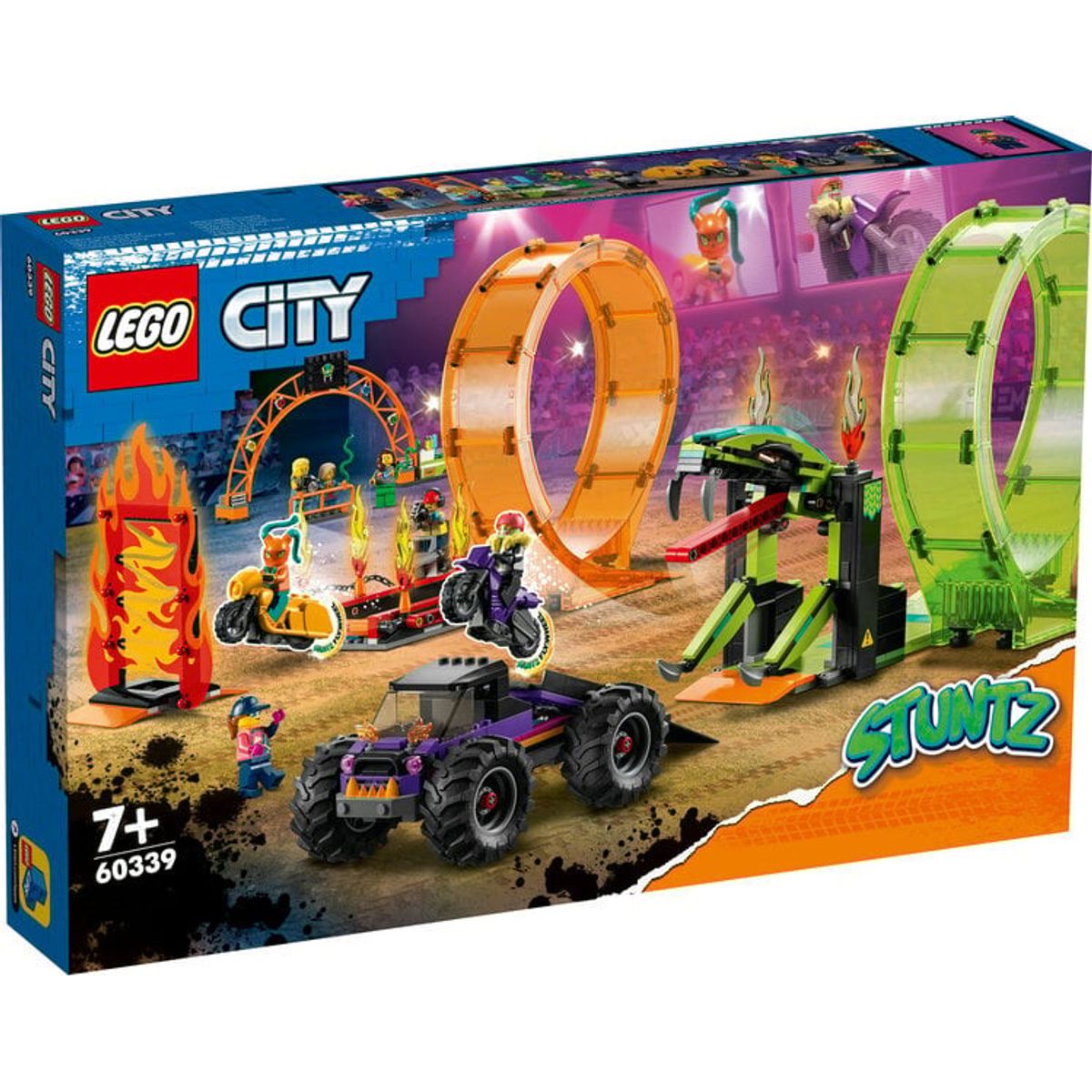 Lego City - Stuntarena Med Dobbelt Loop - 60339