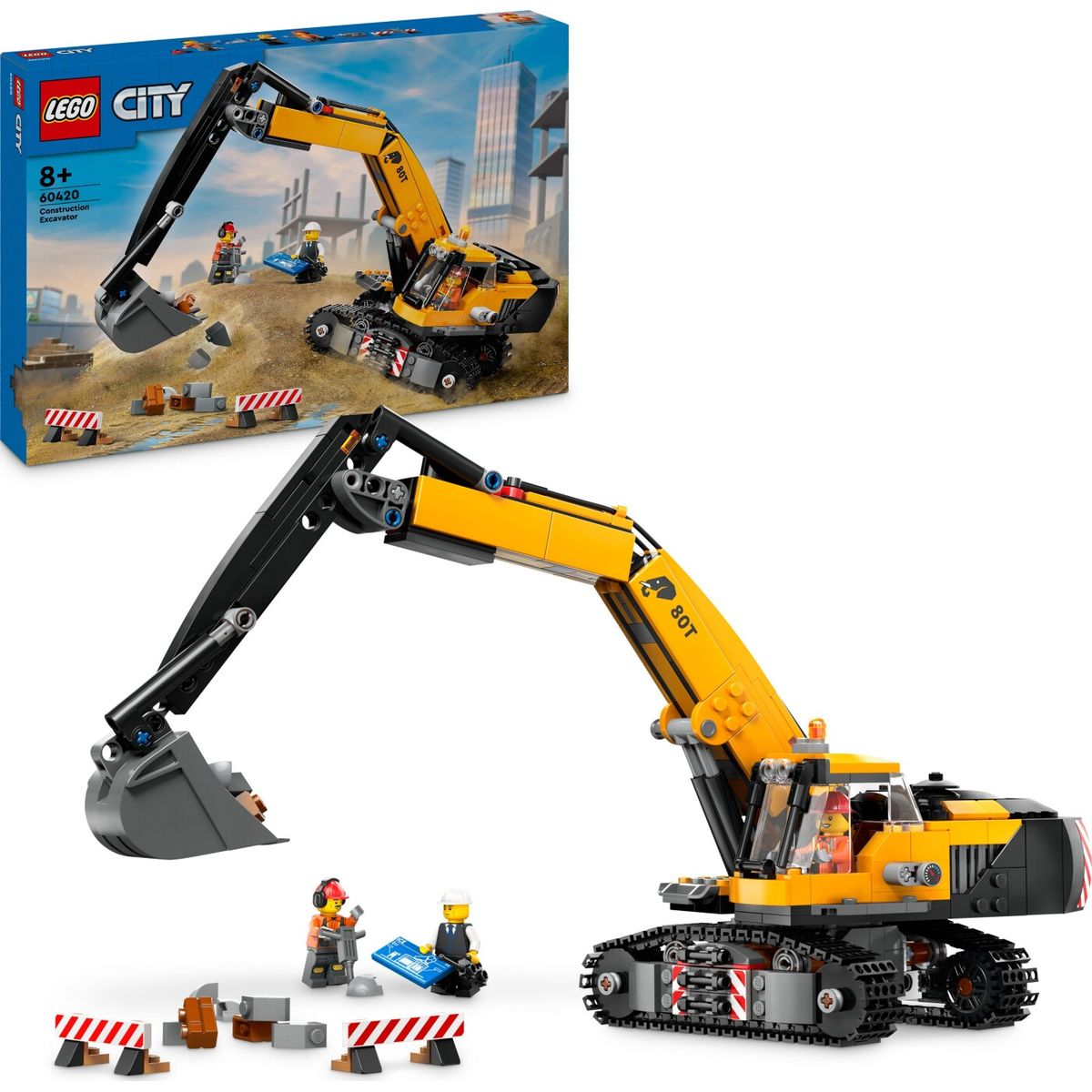 Lego City - Gul Gravemaskine - 60420