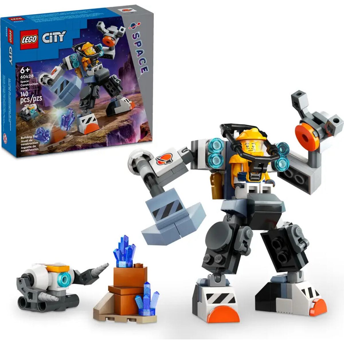 Lego City - Mech-robot Til Rumarbejde - 60428