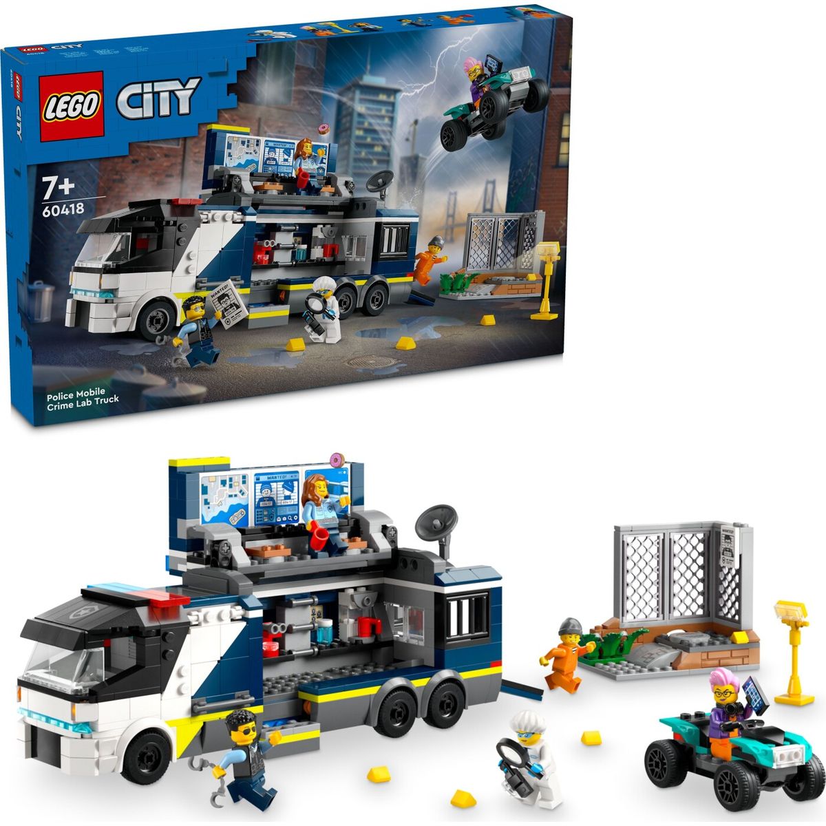 Lego City - Politiets Mobile Kriminal Laboratorium - 60418